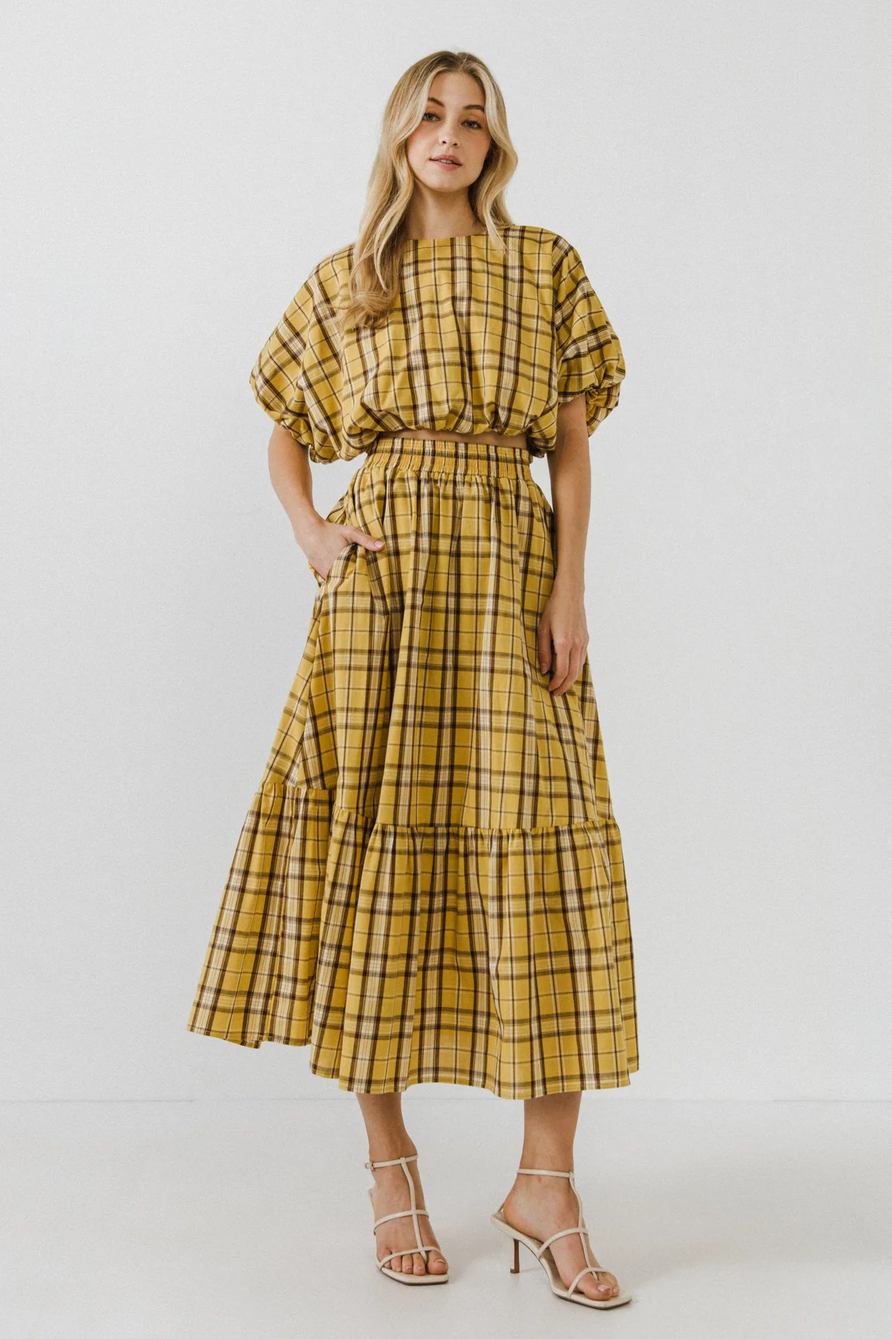 Plaid Maxi Skirt - Image 6