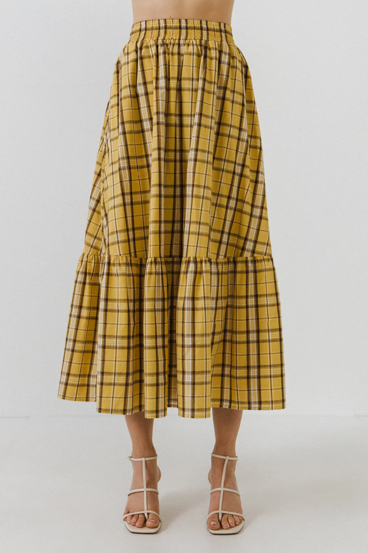 Plaid Maxi Skirt - Image 7
