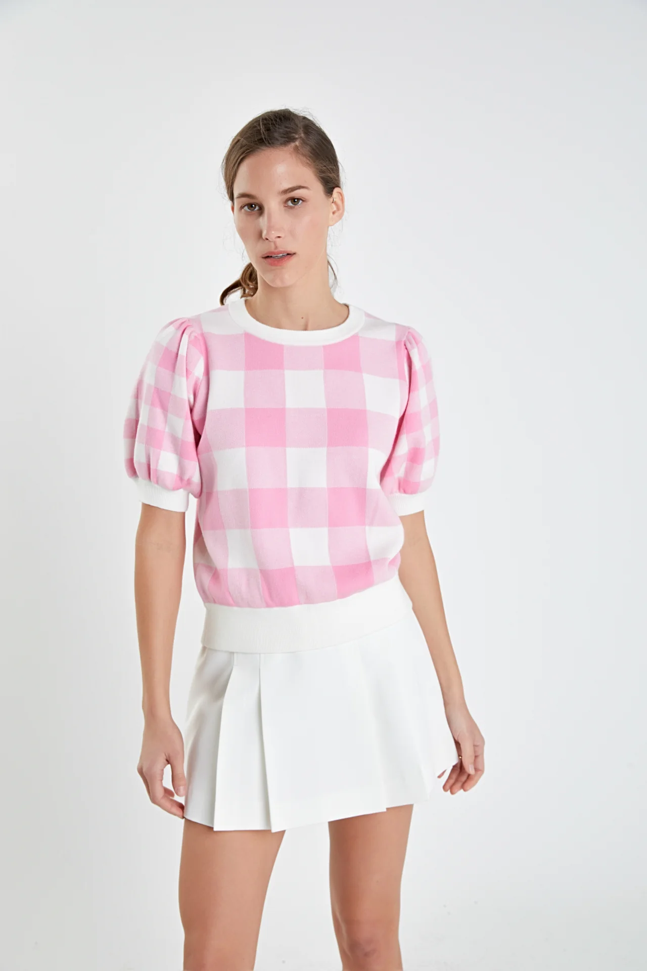 Pleated Mid Rise Skorts - Image 10