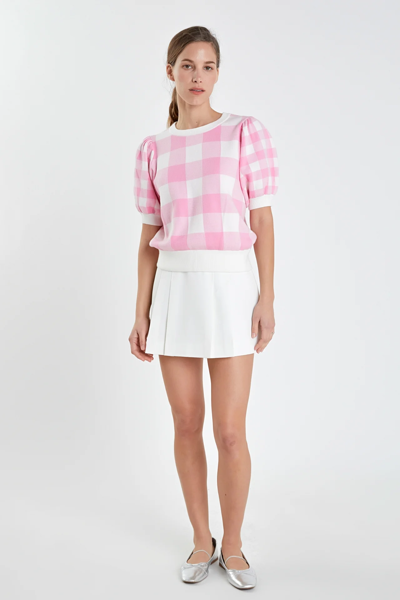 Pleated Mid Rise Skorts - Image 6