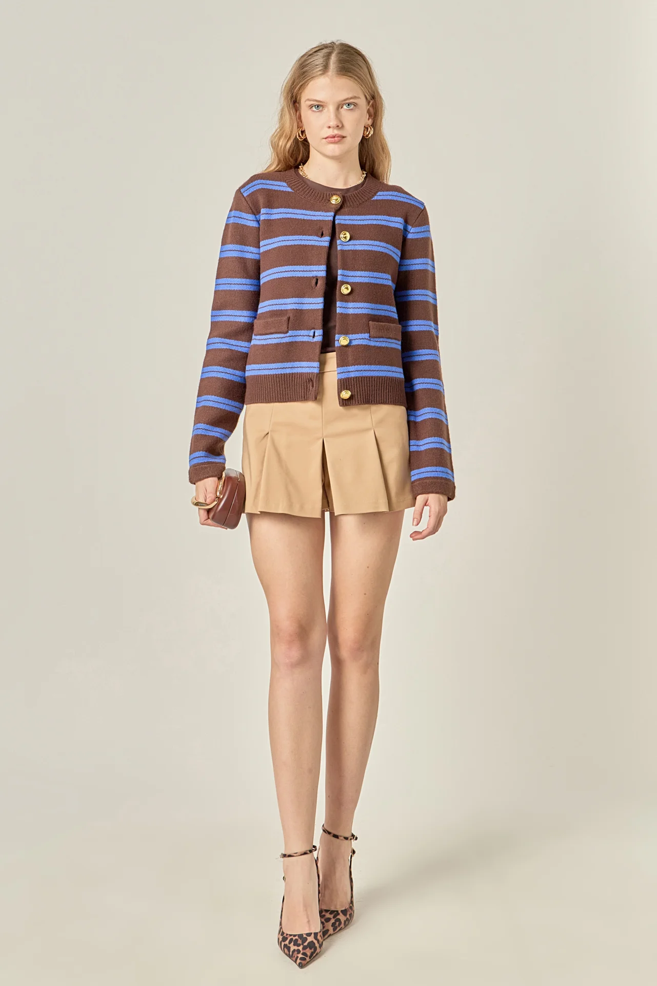 Pleated Mini Skort - Image 7