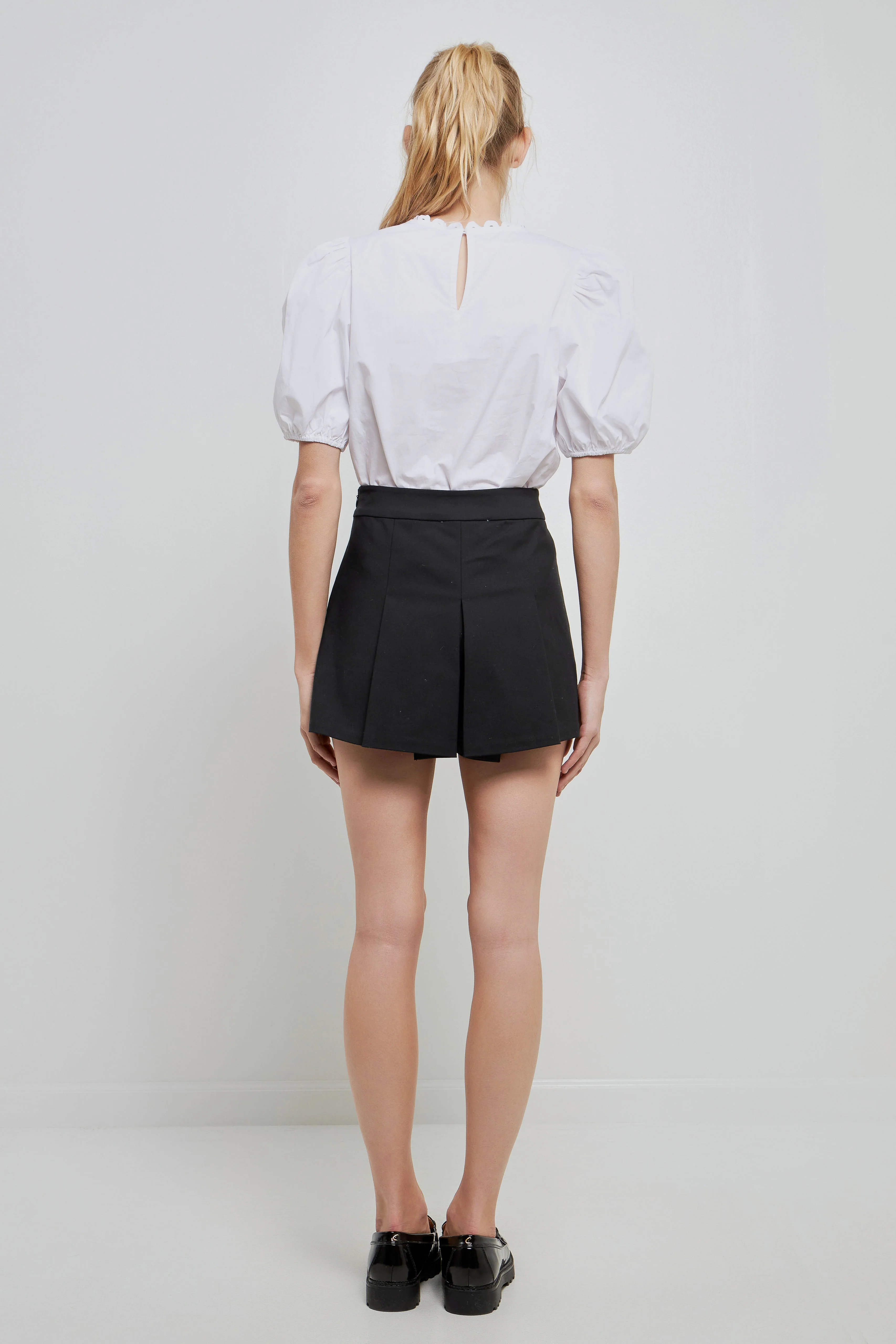 Pleated Mini Skort - Image 28