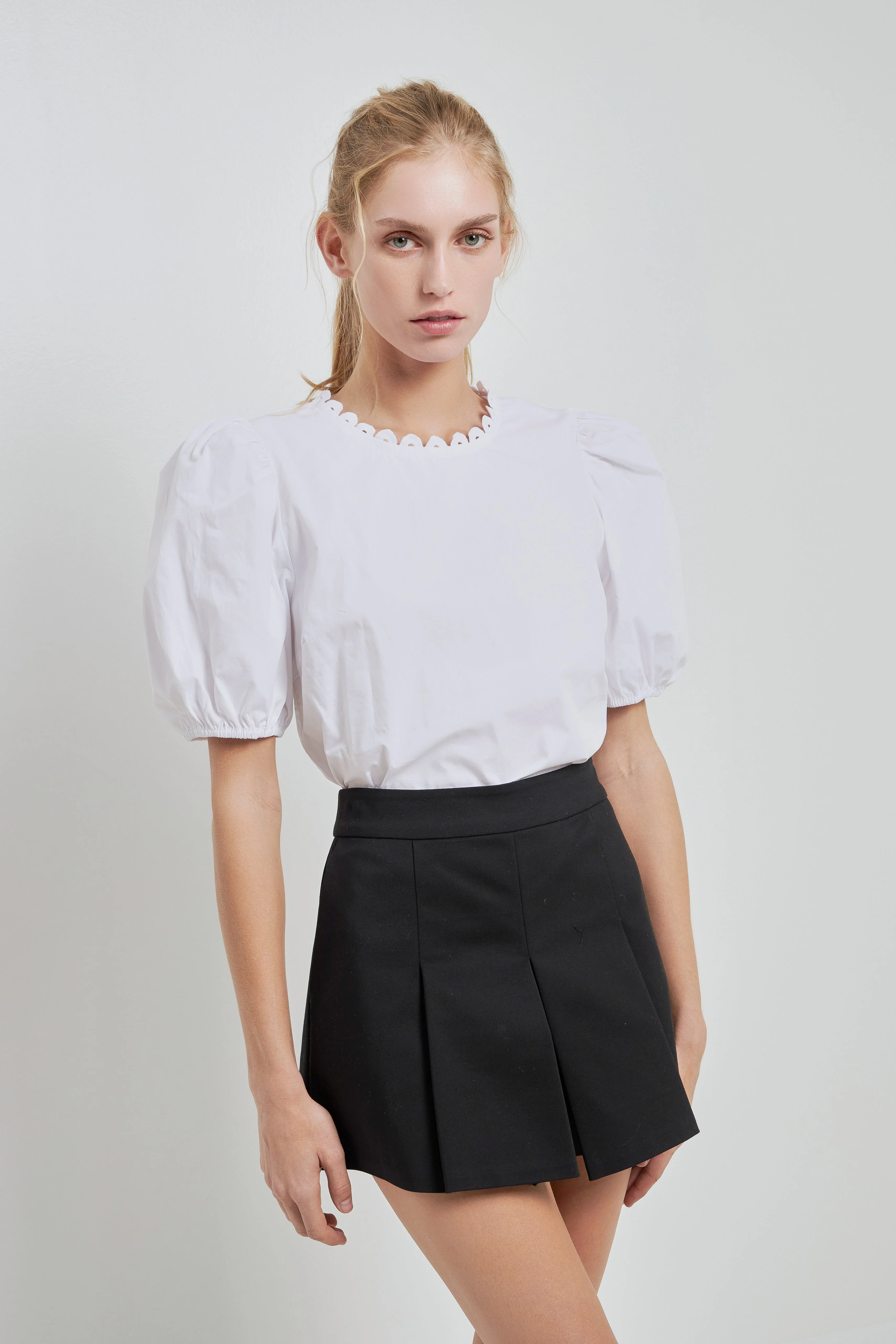 Pleated Mini Skort - Image 29