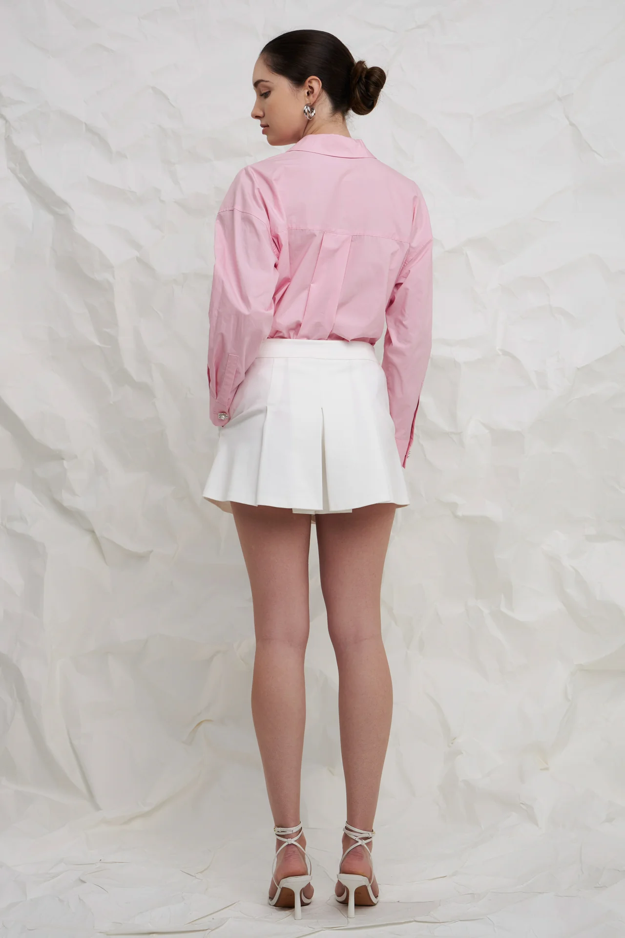 Pleated Mini Skort - Image 33
