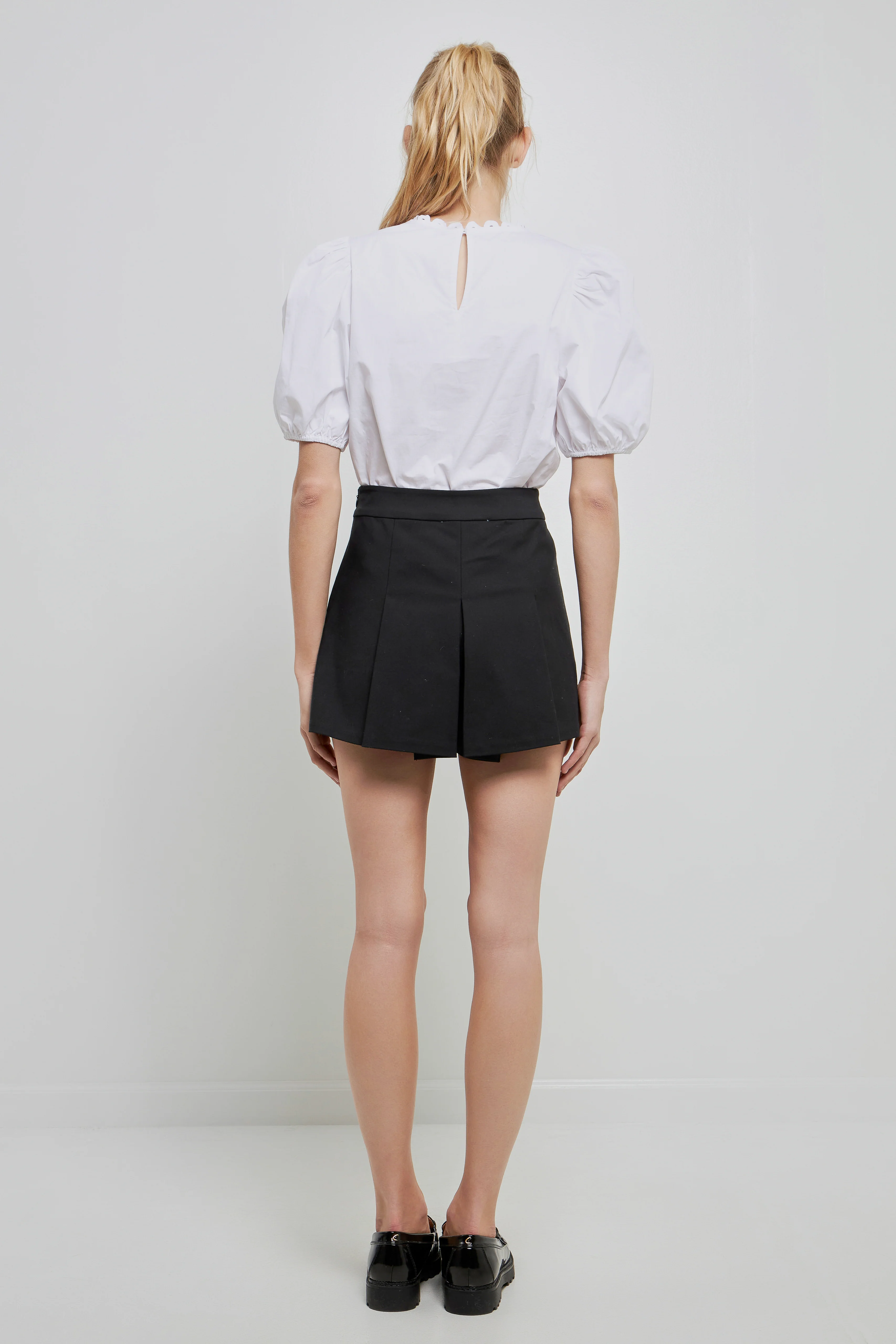 Pleated Mini Skort - Image 38