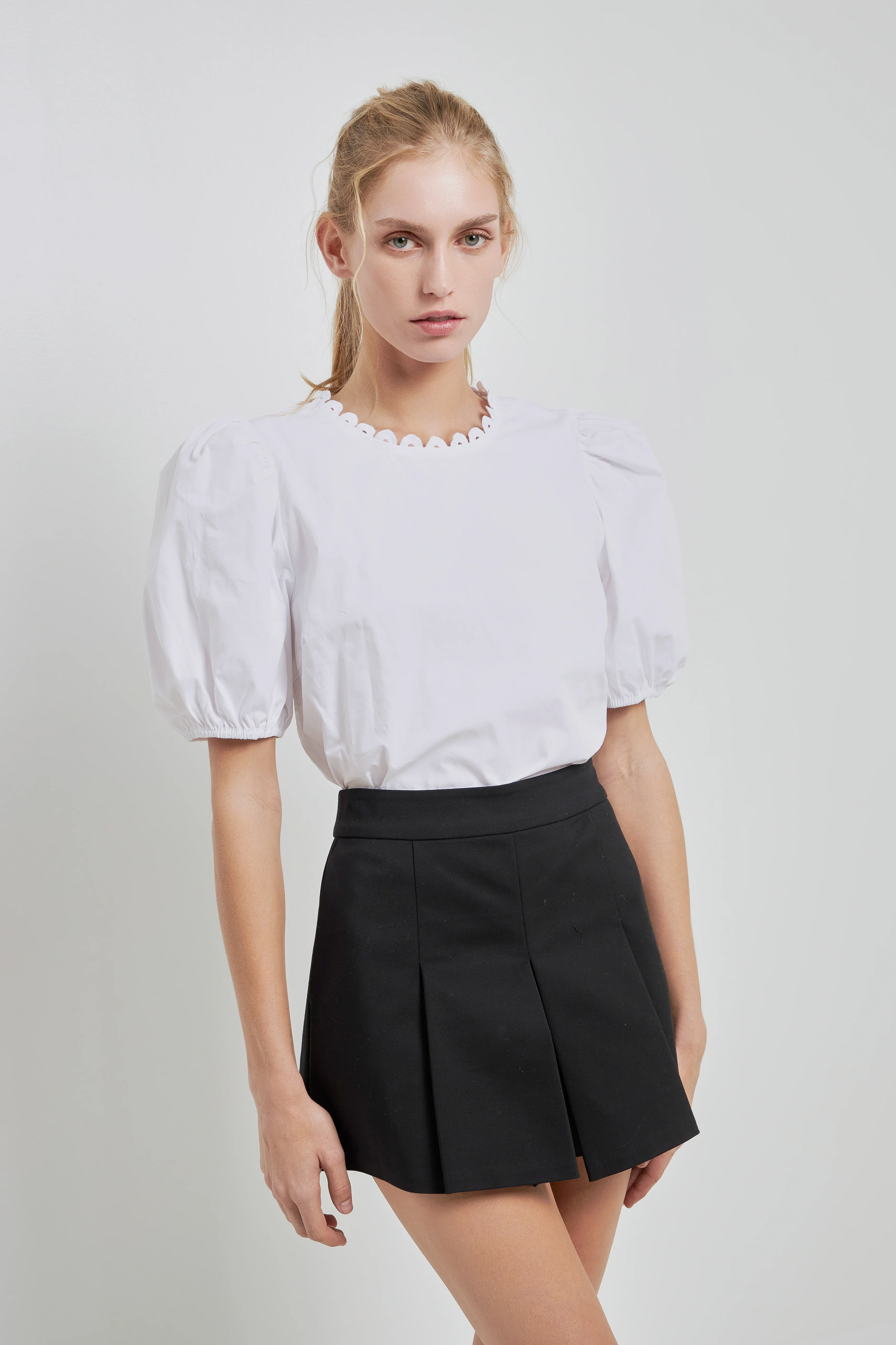 Pleated Mini Skort - Image 39