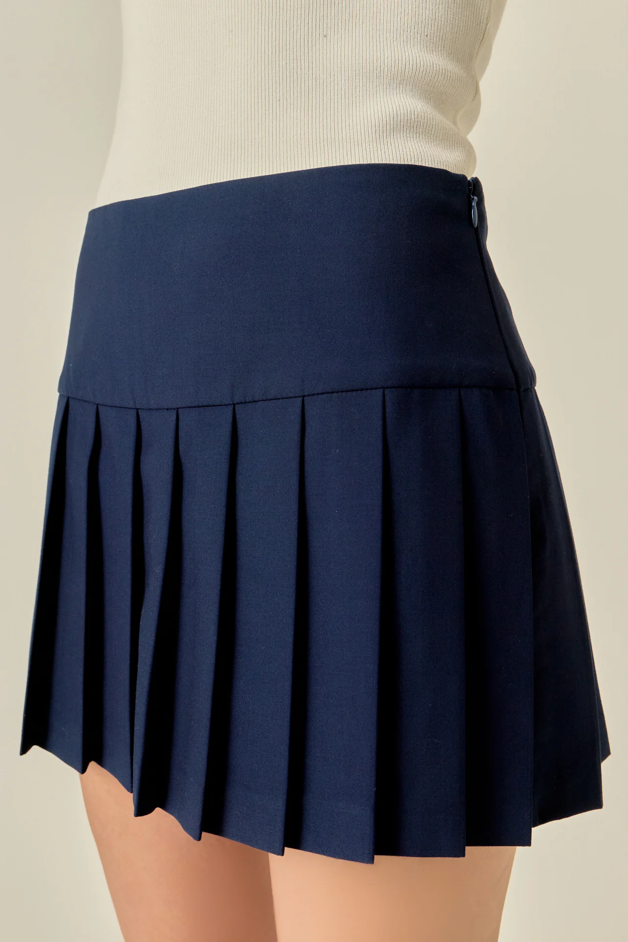 Pleats Detailed Mini Skort - Image 2
