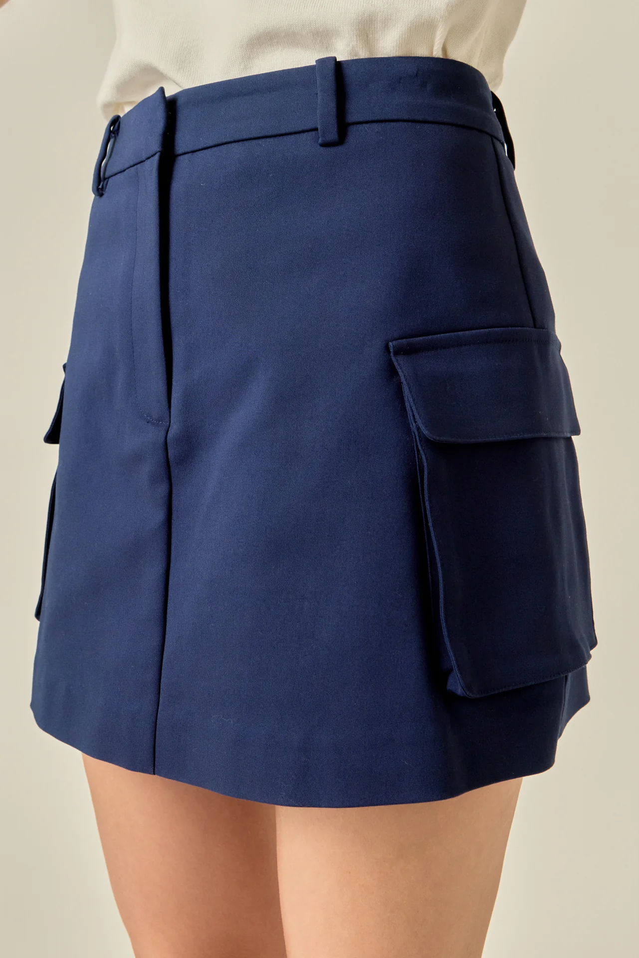 Pocket Detail High-Waisted Skort - Image 2