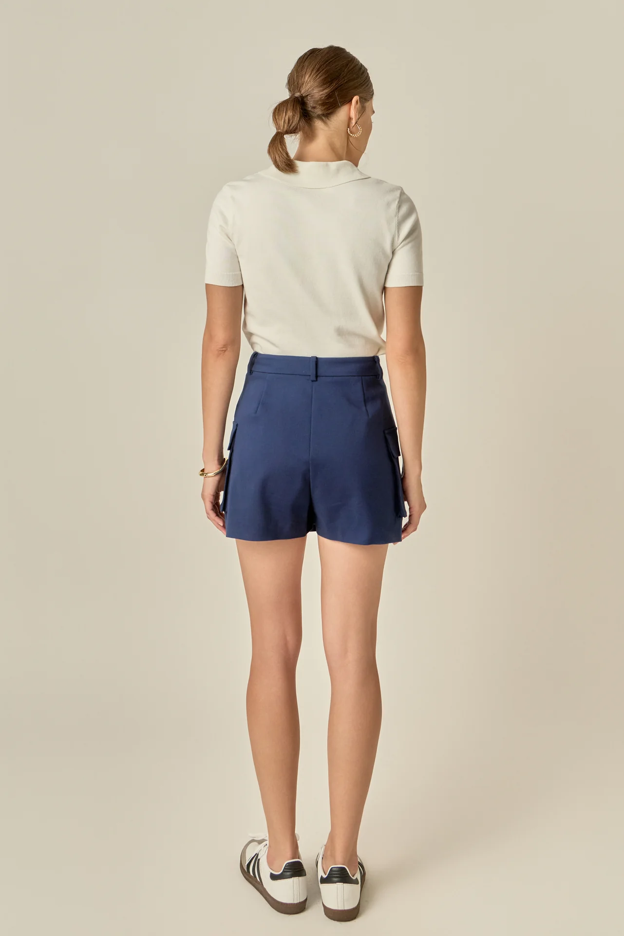 Pocket Detail High-Waisted Skort - Image 4