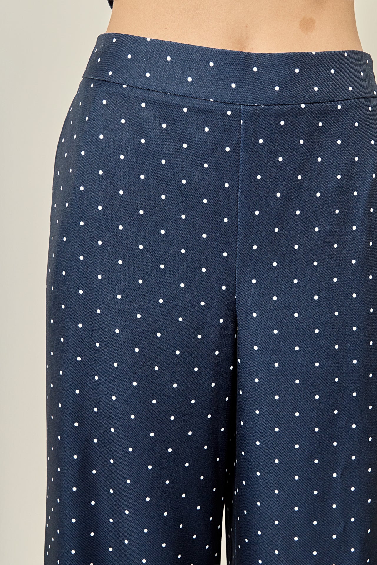 Polka Dot Wide Leg Pants - Image 6