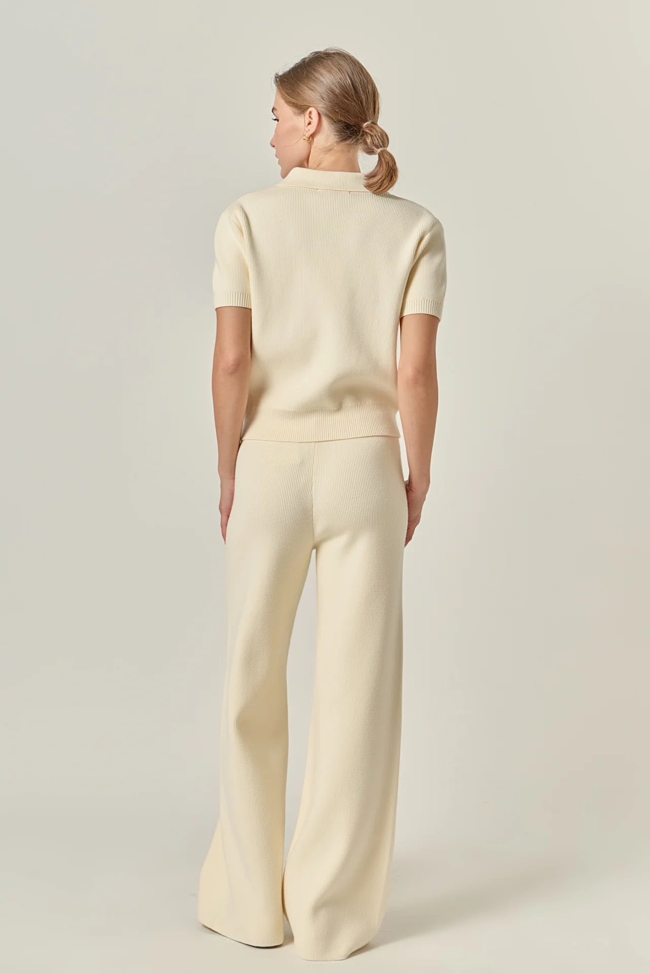 Polo Knit Short Sleeve Top - Image 4