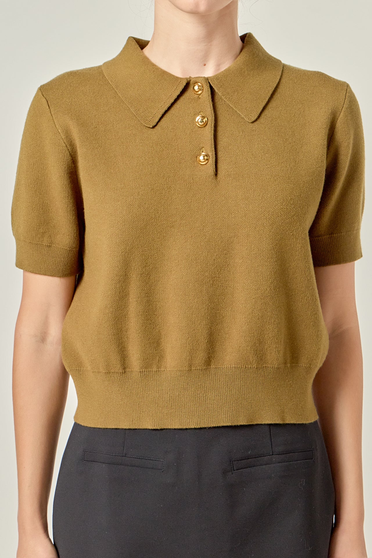 Polo Knit Top - Image 2