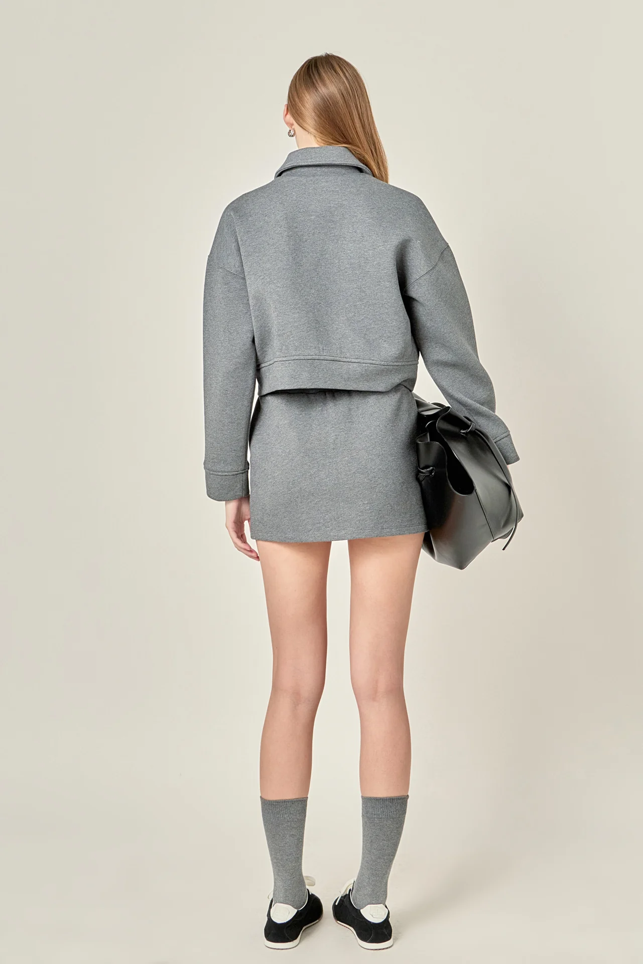 French Terry Zip-Up Jacket - Image 5