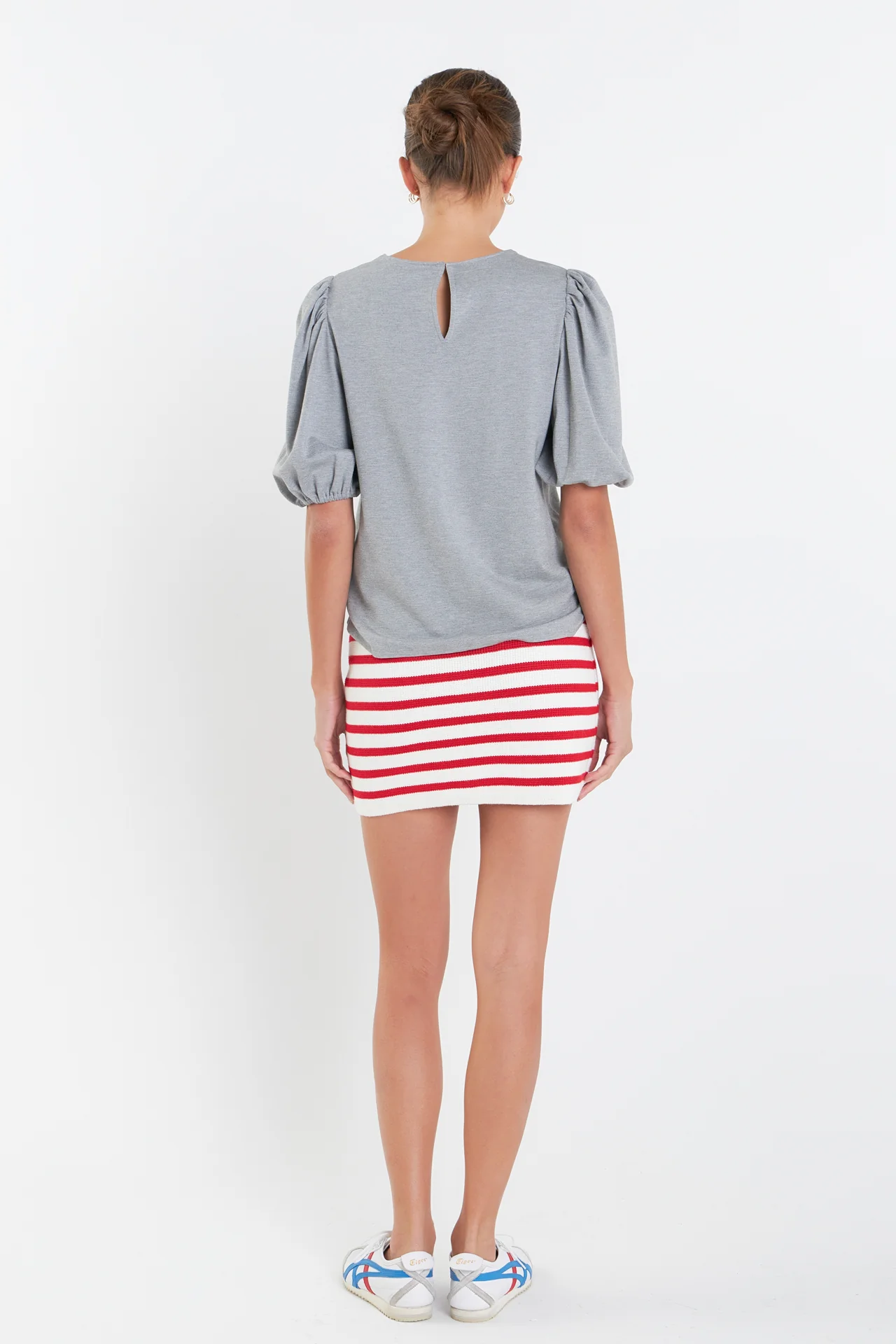 Puff Sleeve Ponte Top - Image 4