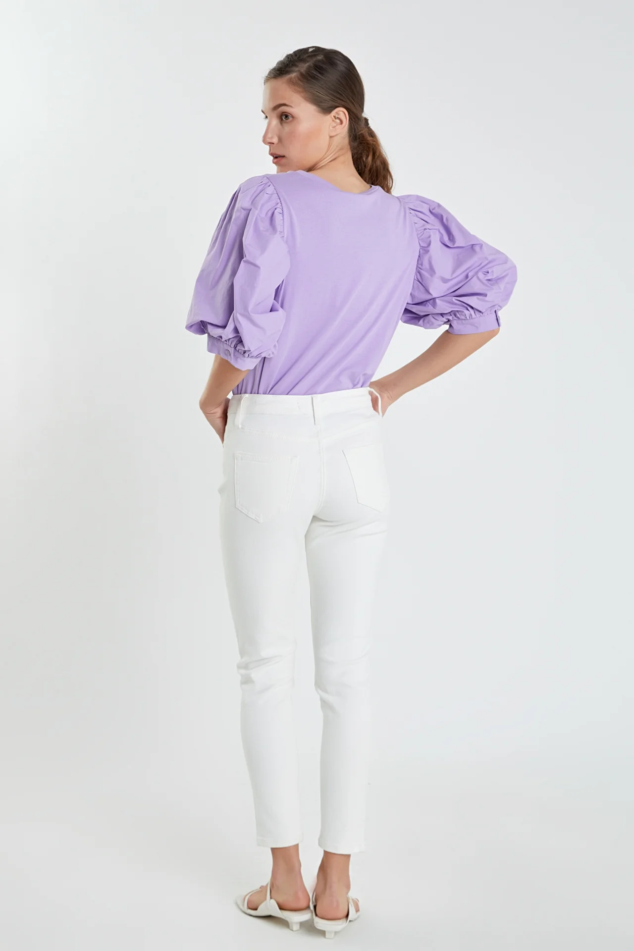 Poplin Sleeve Combo T-shirts - Image 15