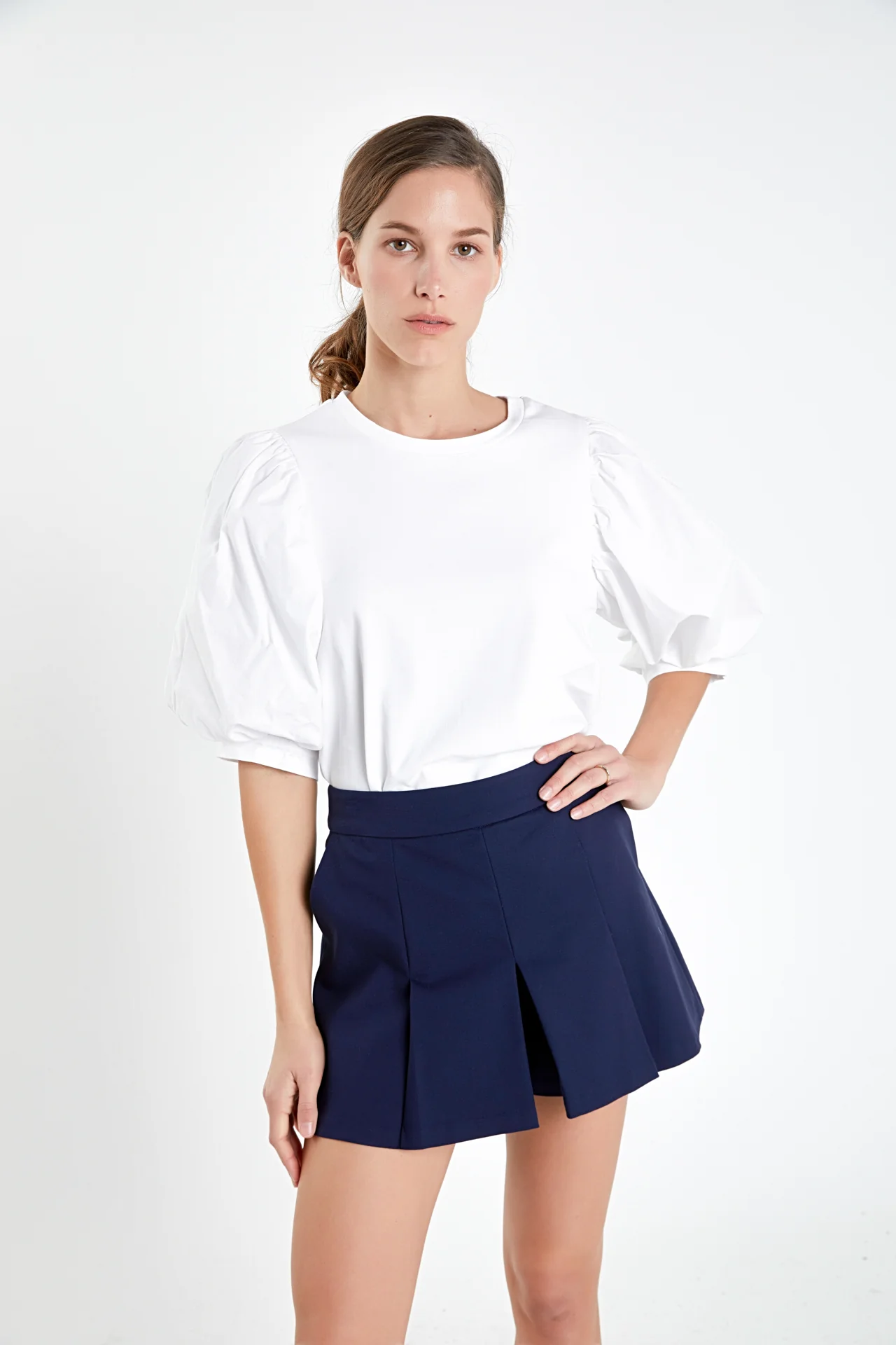 Poplin Sleeve Combo T-shirts - Image 9