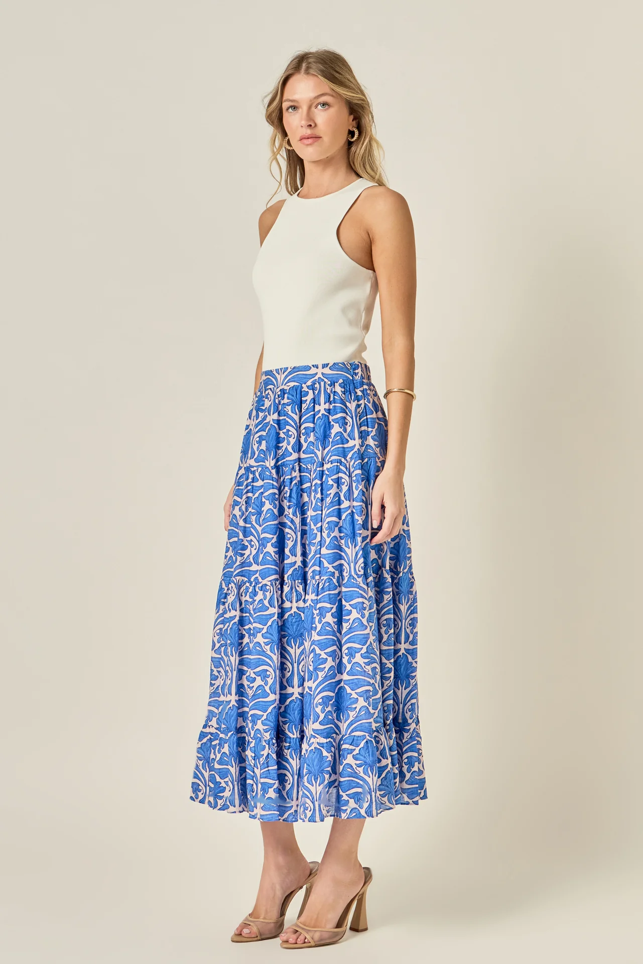 Print Midi Skirt - Image 3