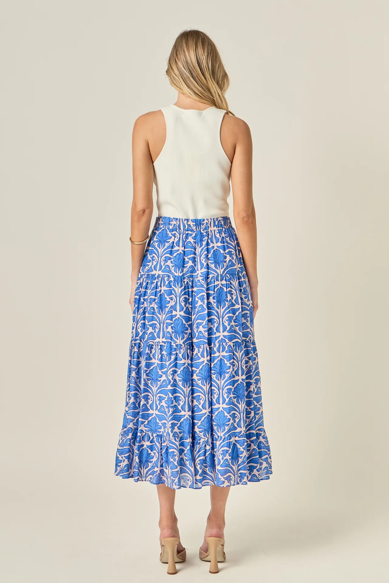 Print Midi Skirt - Image 4