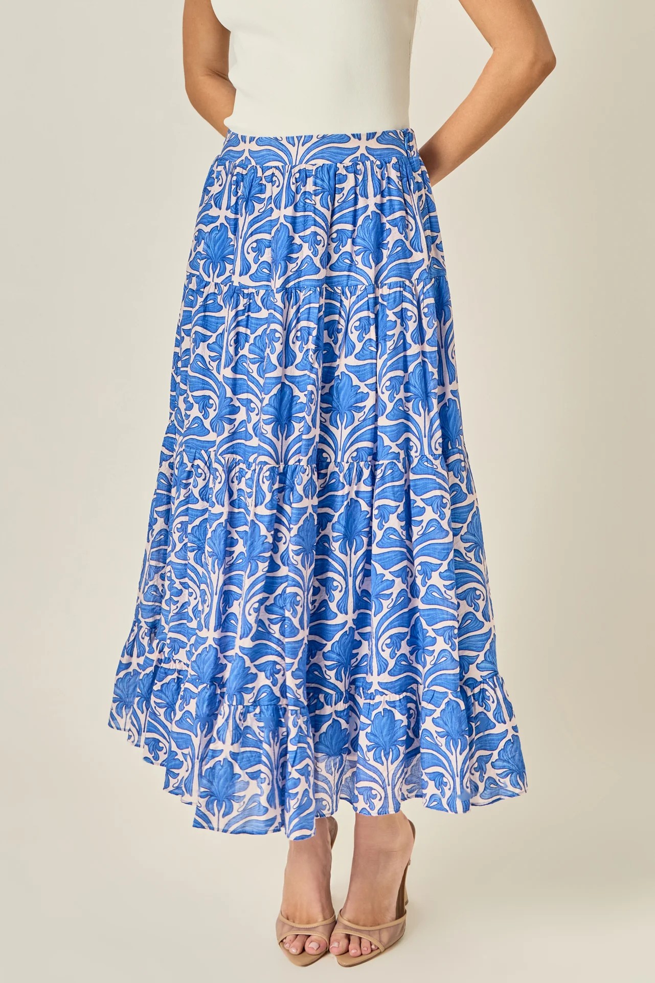 Print Midi Skirt - Image 5