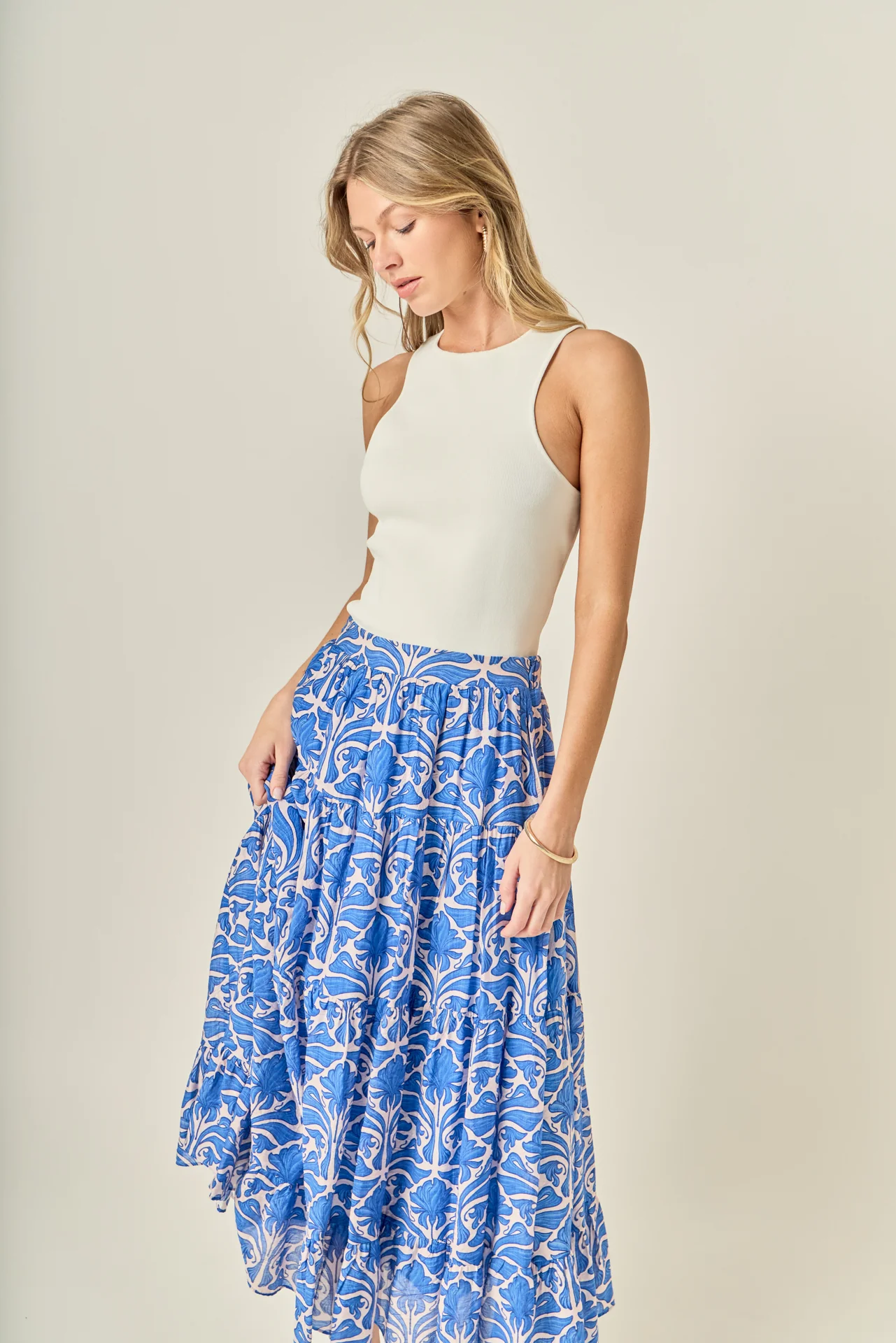 Print Midi Skirt - Image 6