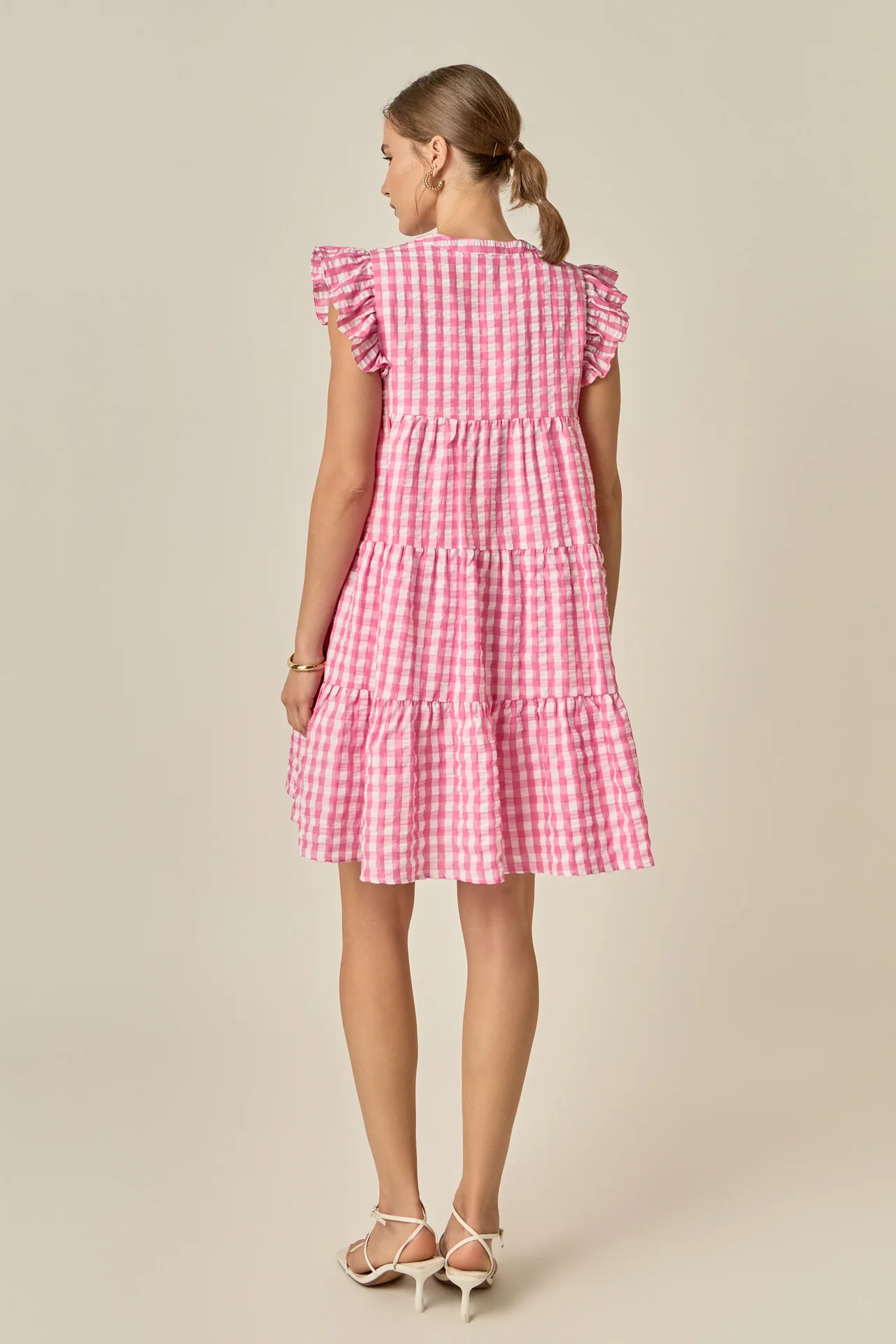 Printed Babydoll Dress - Image 13