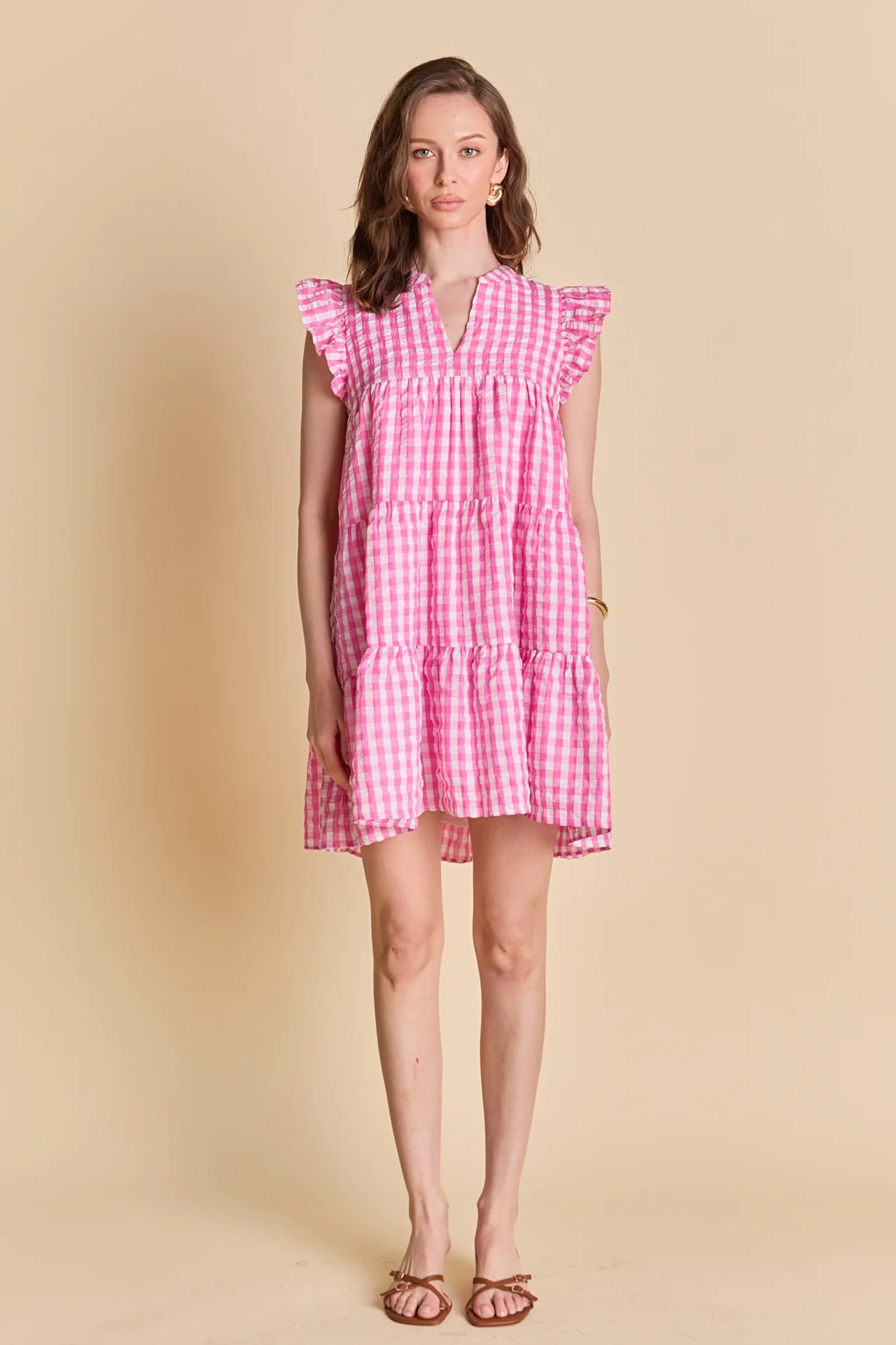 Printed Babydoll Dress - Image 15