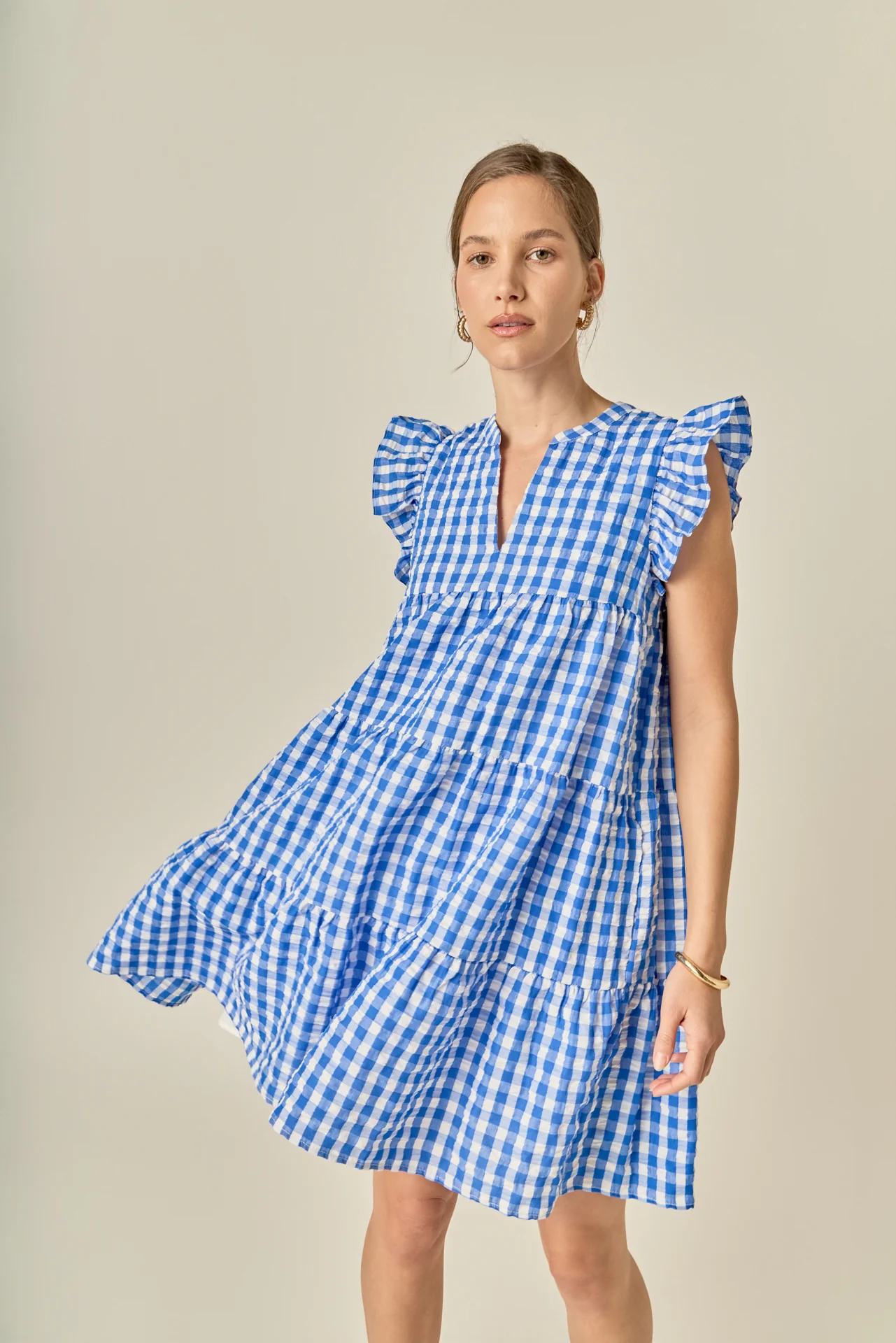 Printed Babydoll Dress - Image 5