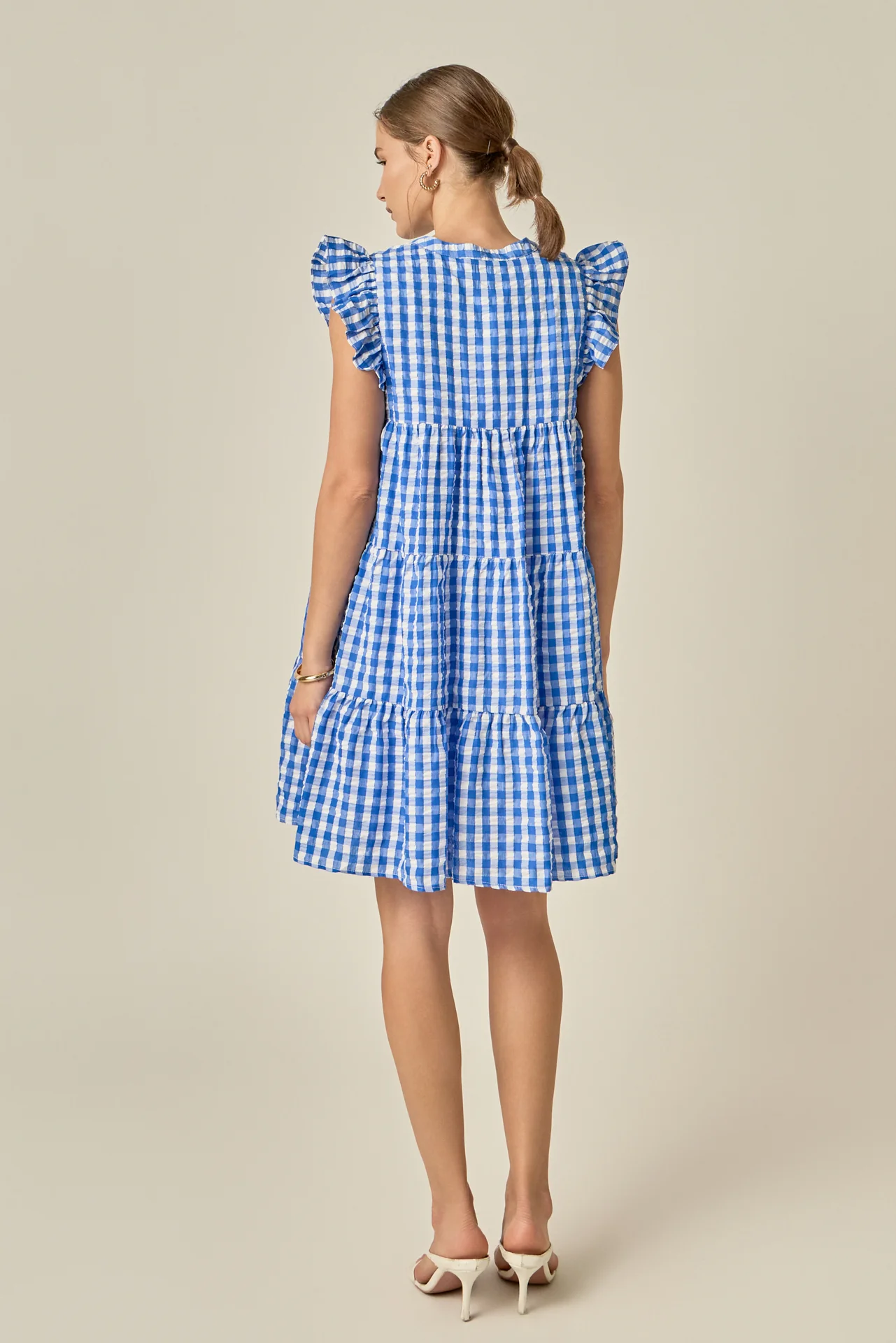 Printed Babydoll Dress - Image 6