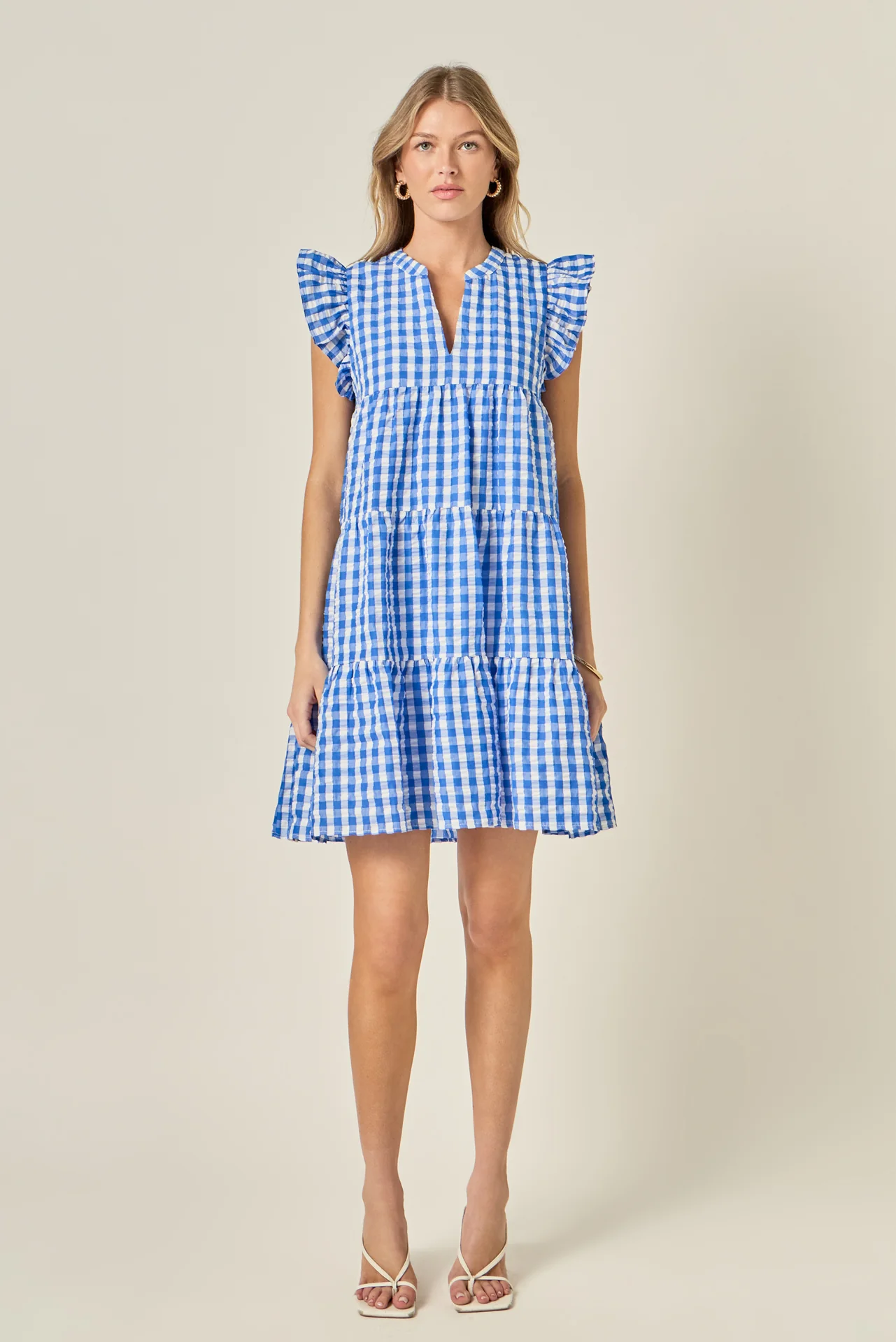 Printed Babydoll Dress - Image 7