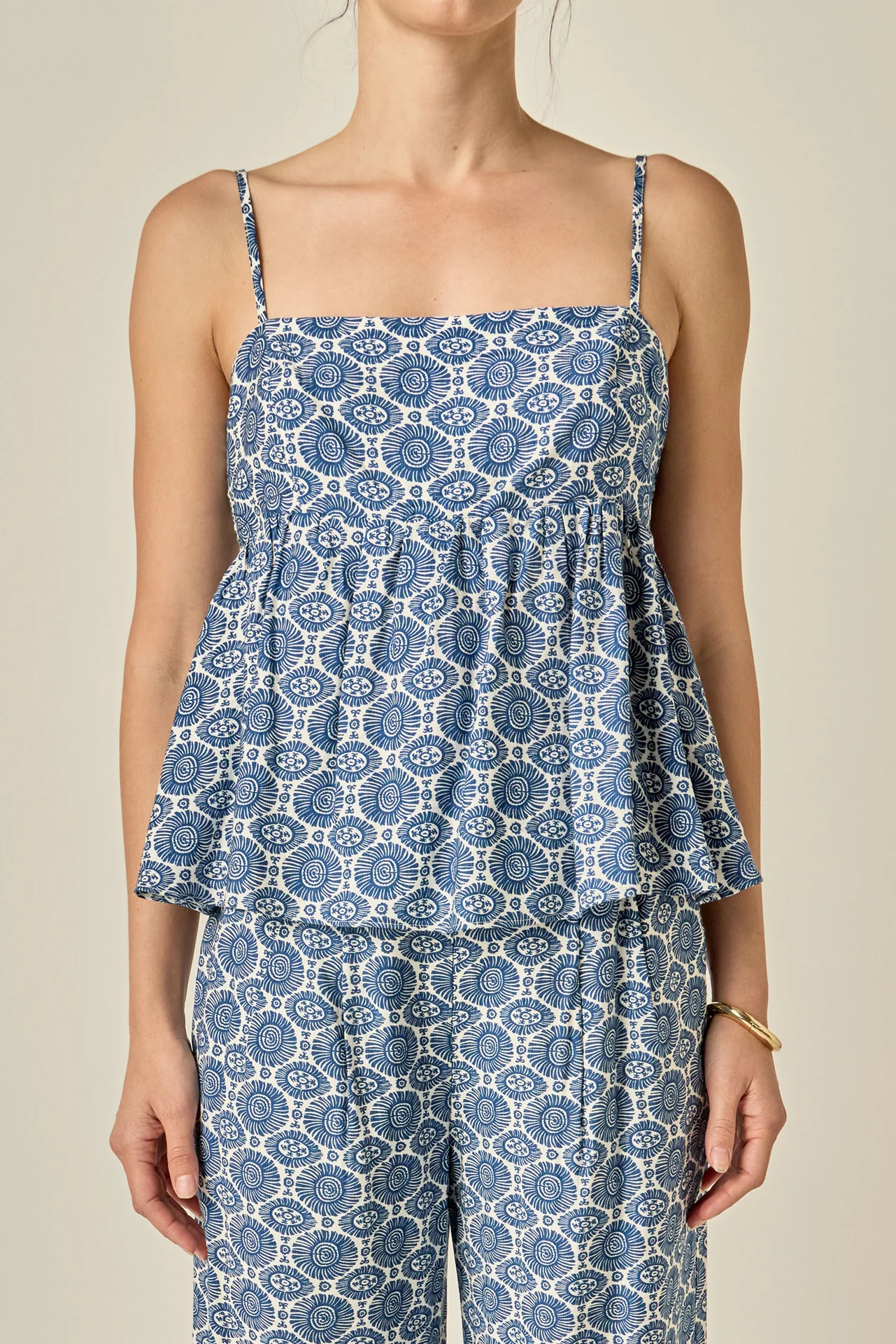 Printed Babydoll Top - Image 2
