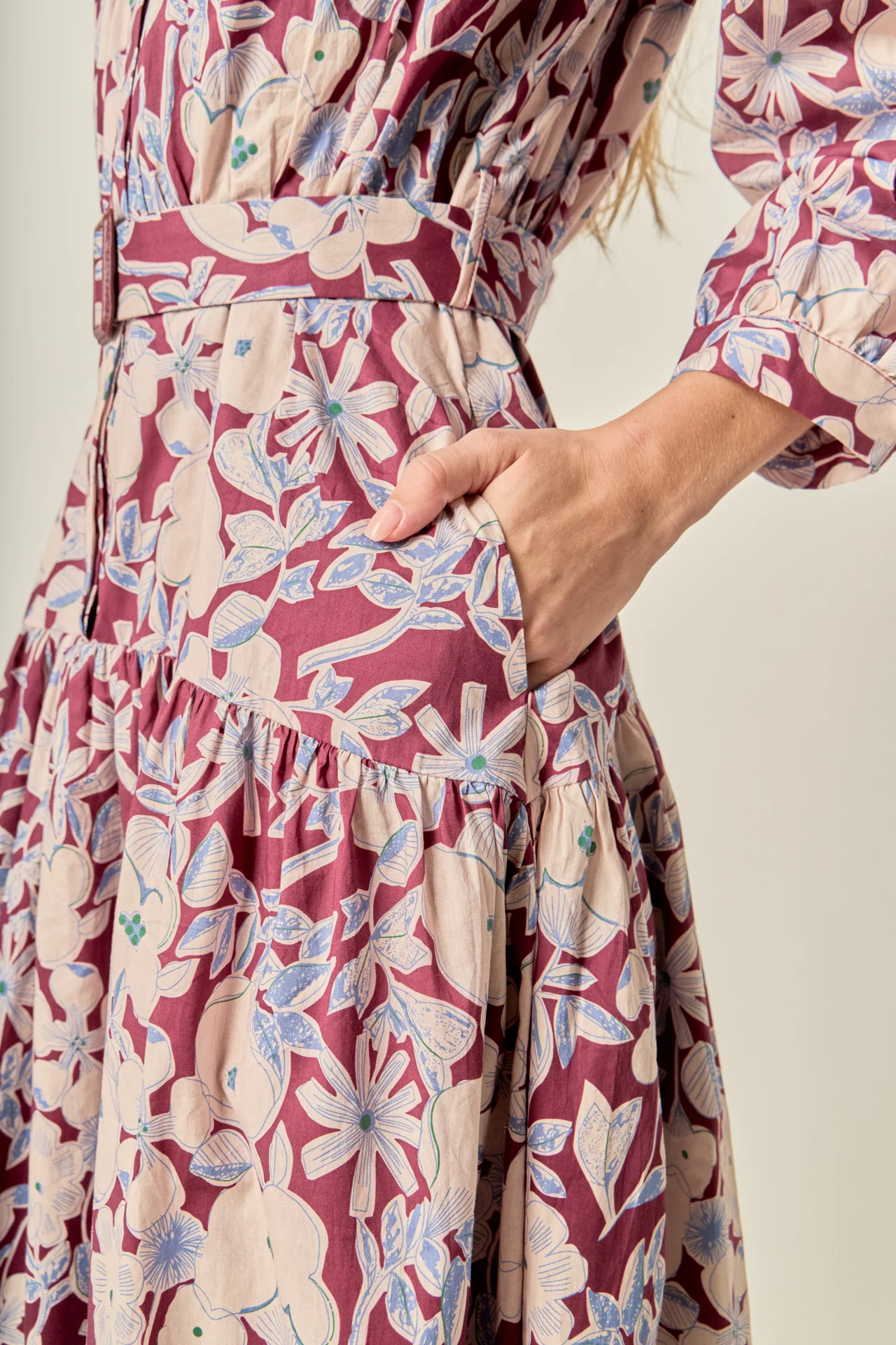 Printed Midi Dress - Image 2
