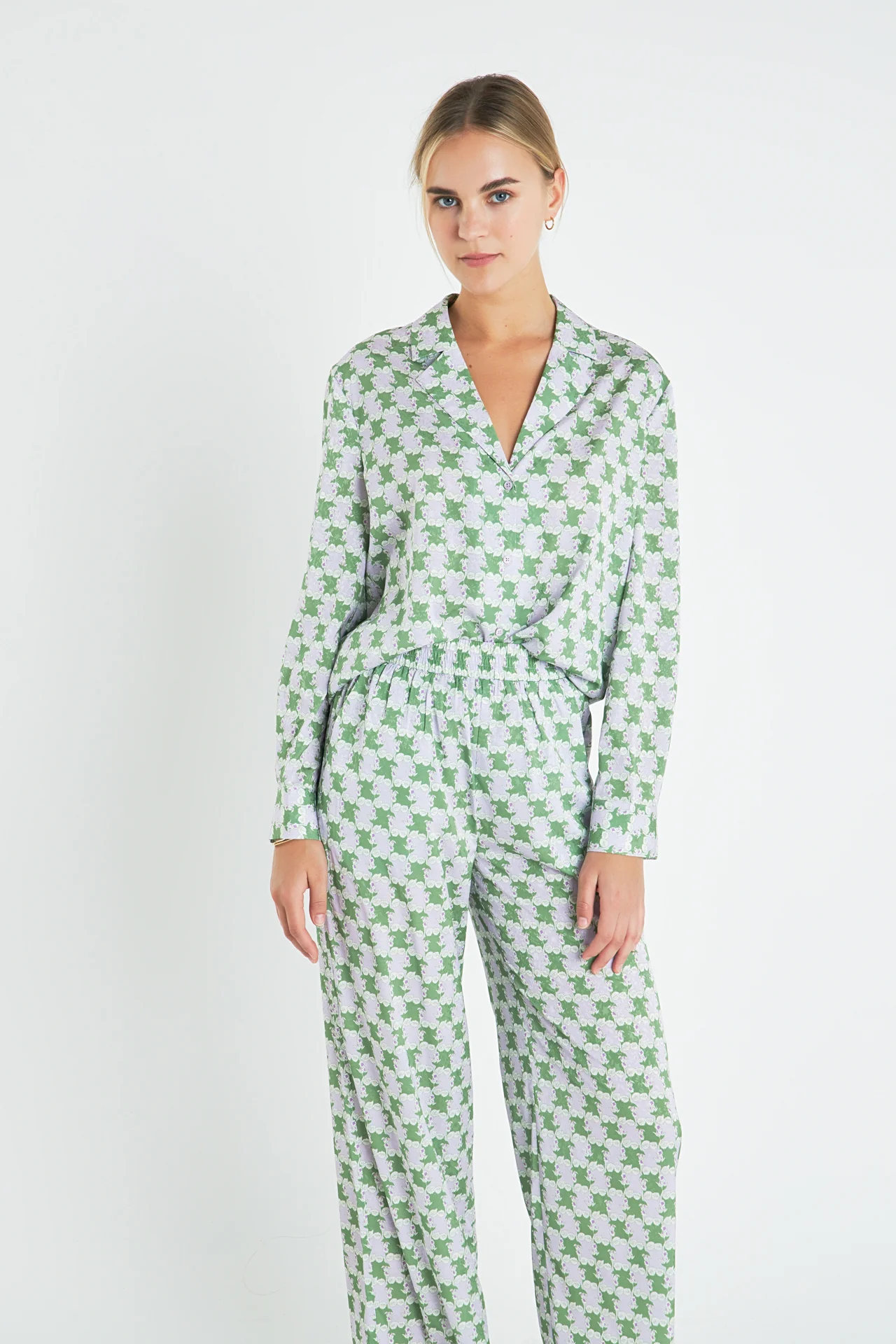 Printed Satin Shirt - Image 5