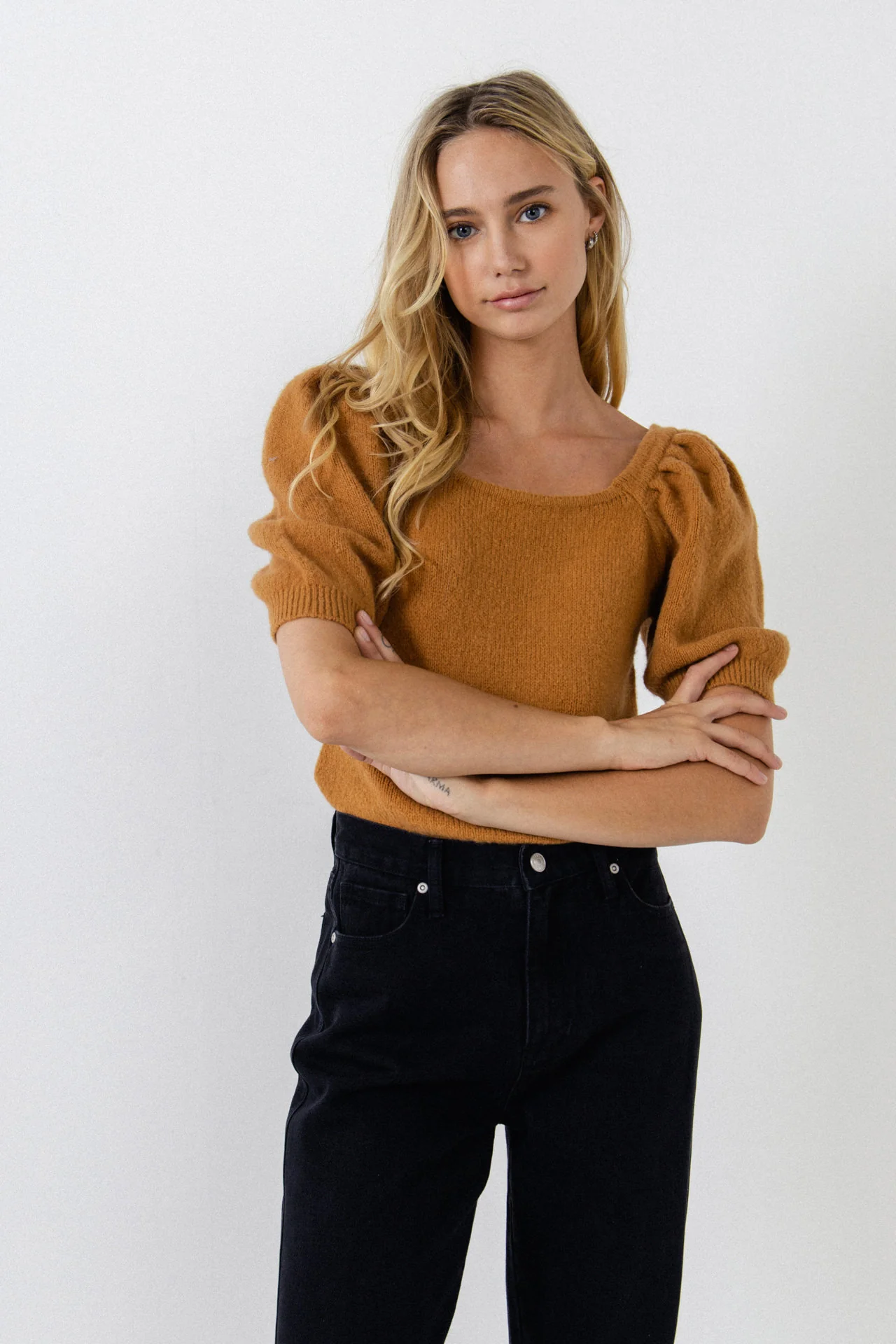 Puff Sleeve Sweater - Image 5