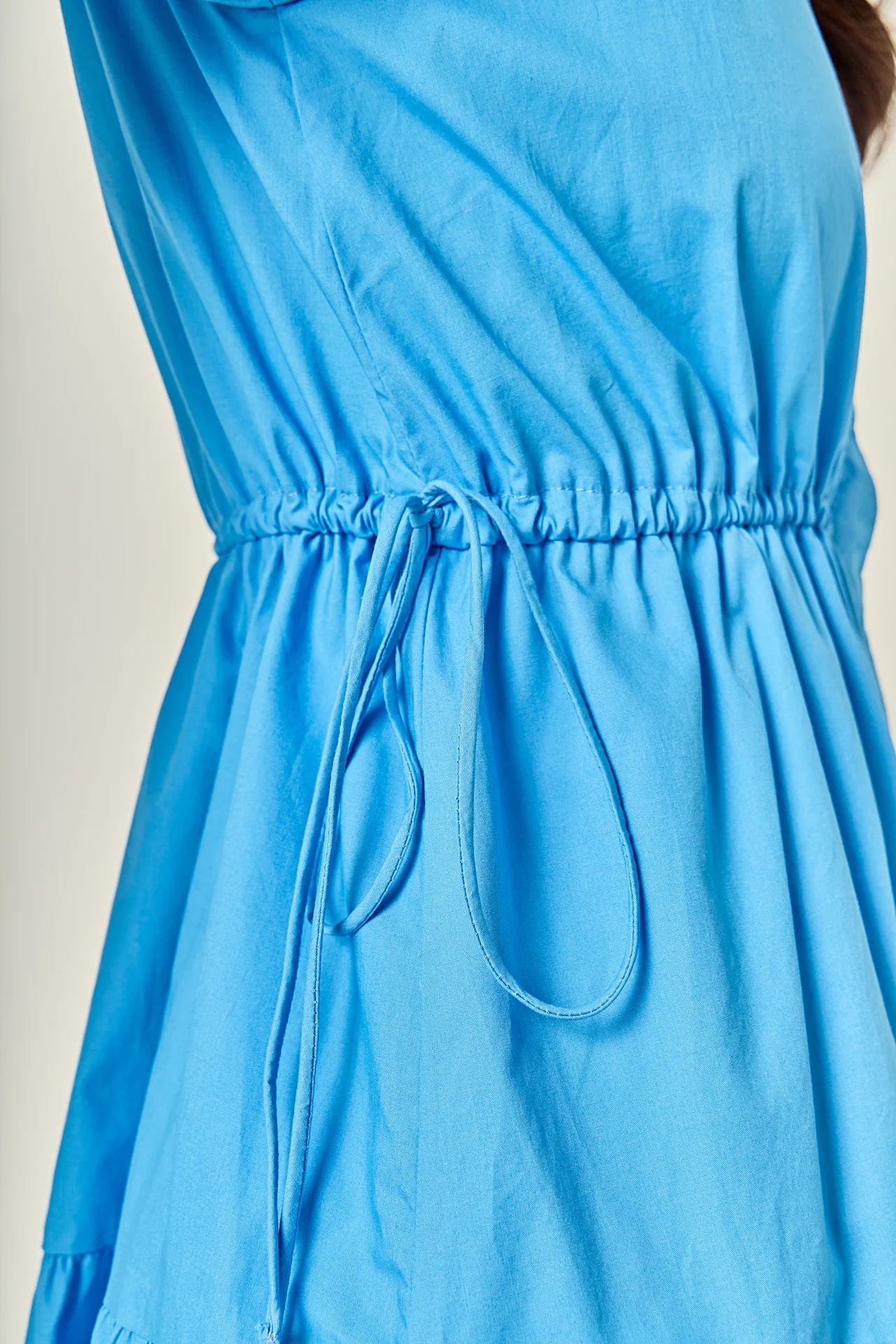 Puff Sleeve Tiered Midi Dress - Image 3