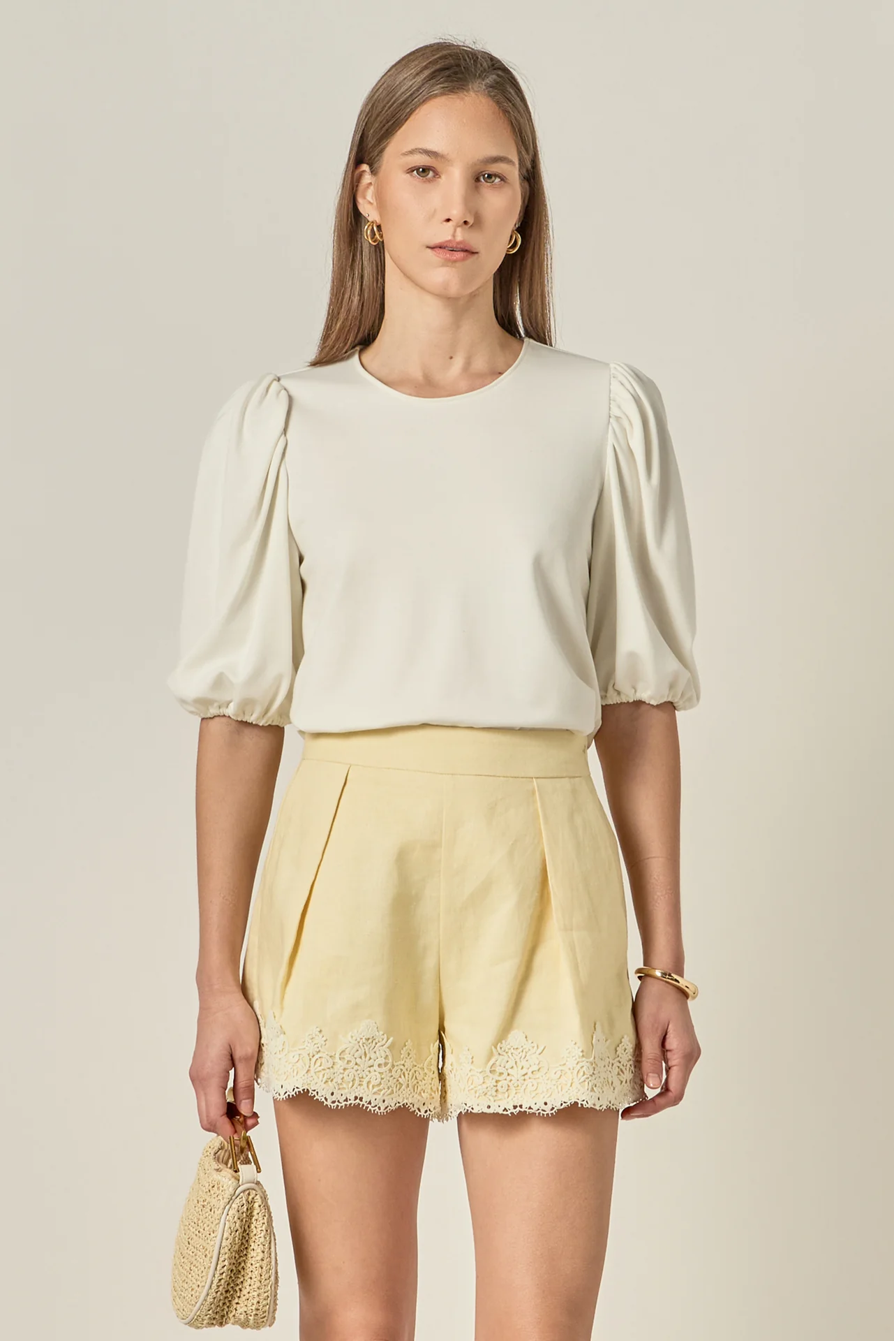 Ponte Puff Sleeve Top - Image 6