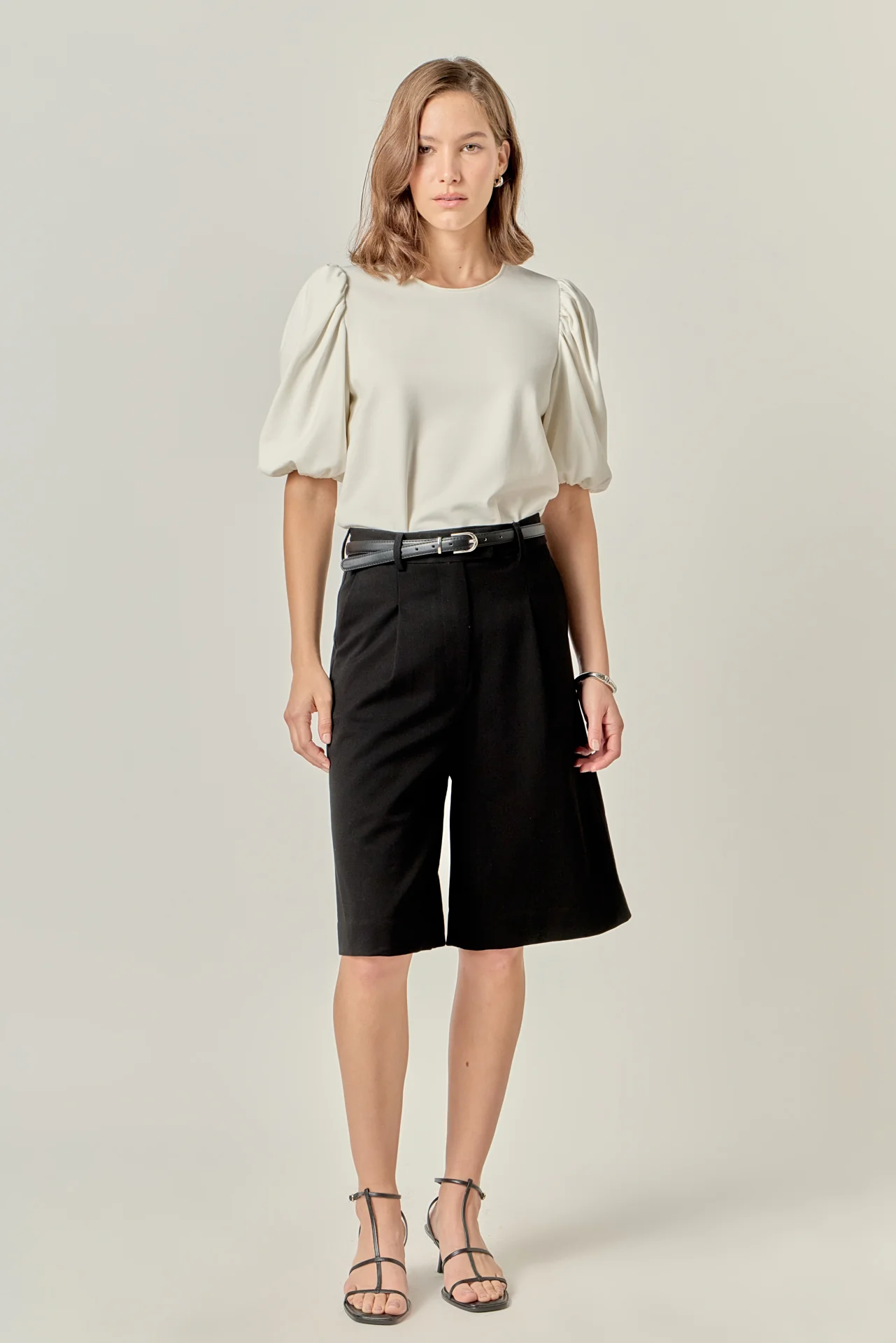 Ponte Puff Sleeve Top - Image 7