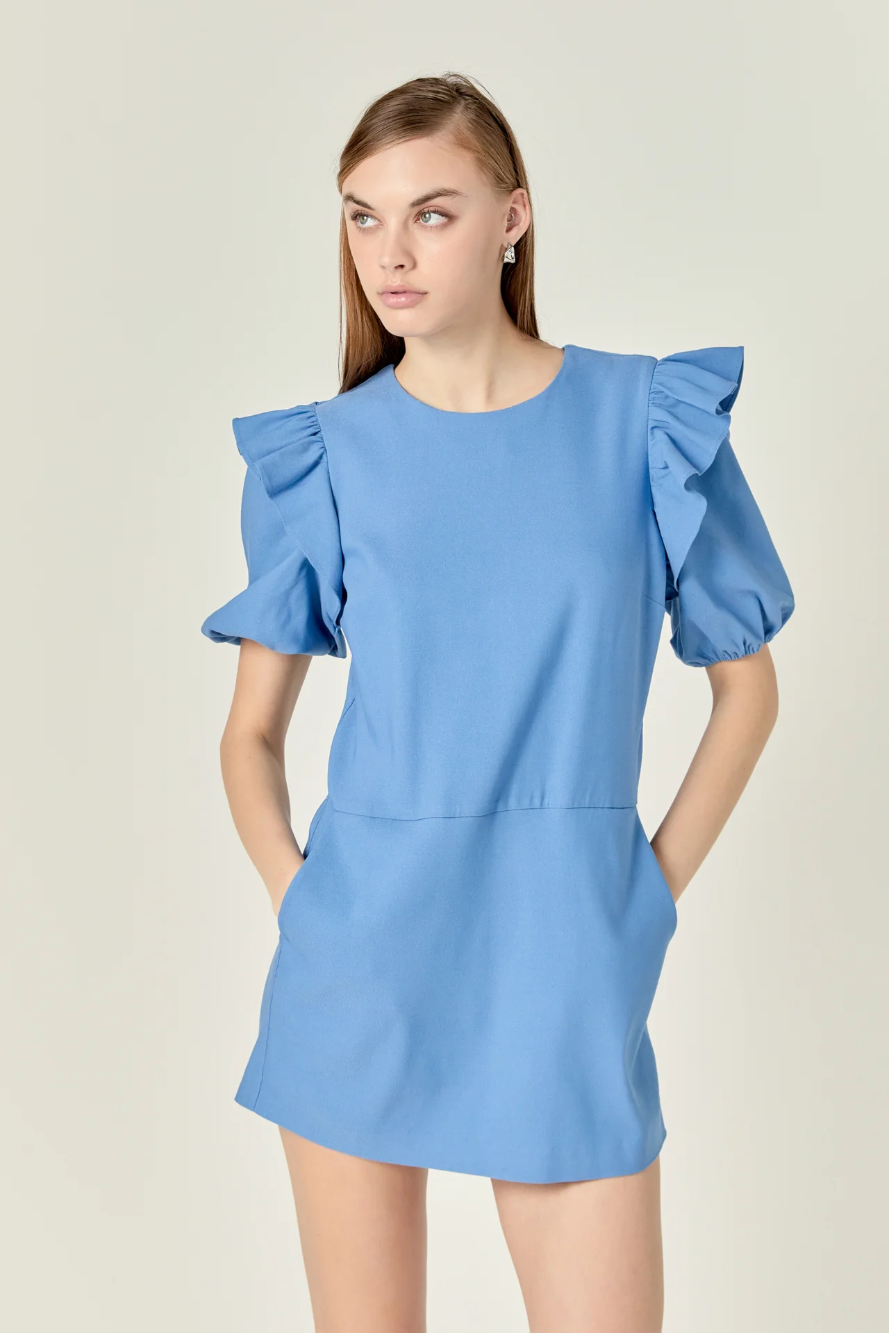 Puff sleeve with Stretched Romper - Image 5
