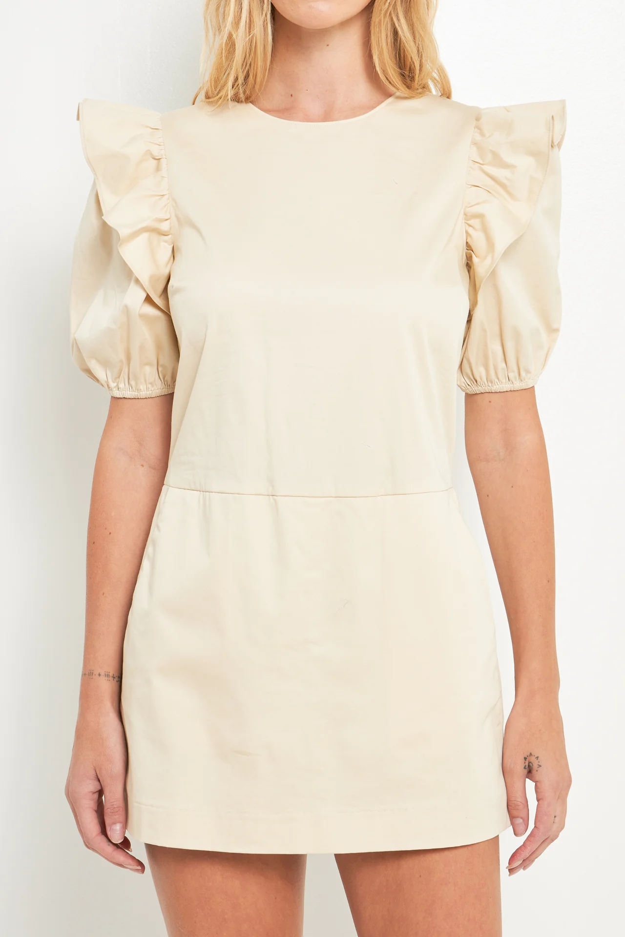 Puff sleeve with Stretched Romper - Image 7