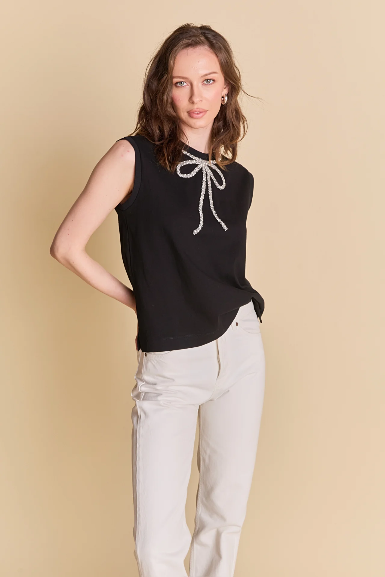 Soft Glimmer Bow Top - Image 10