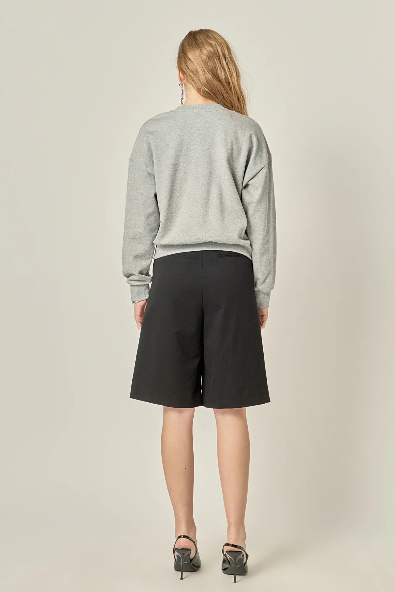 Rhinestone Bow Sweatshirt - Image 4