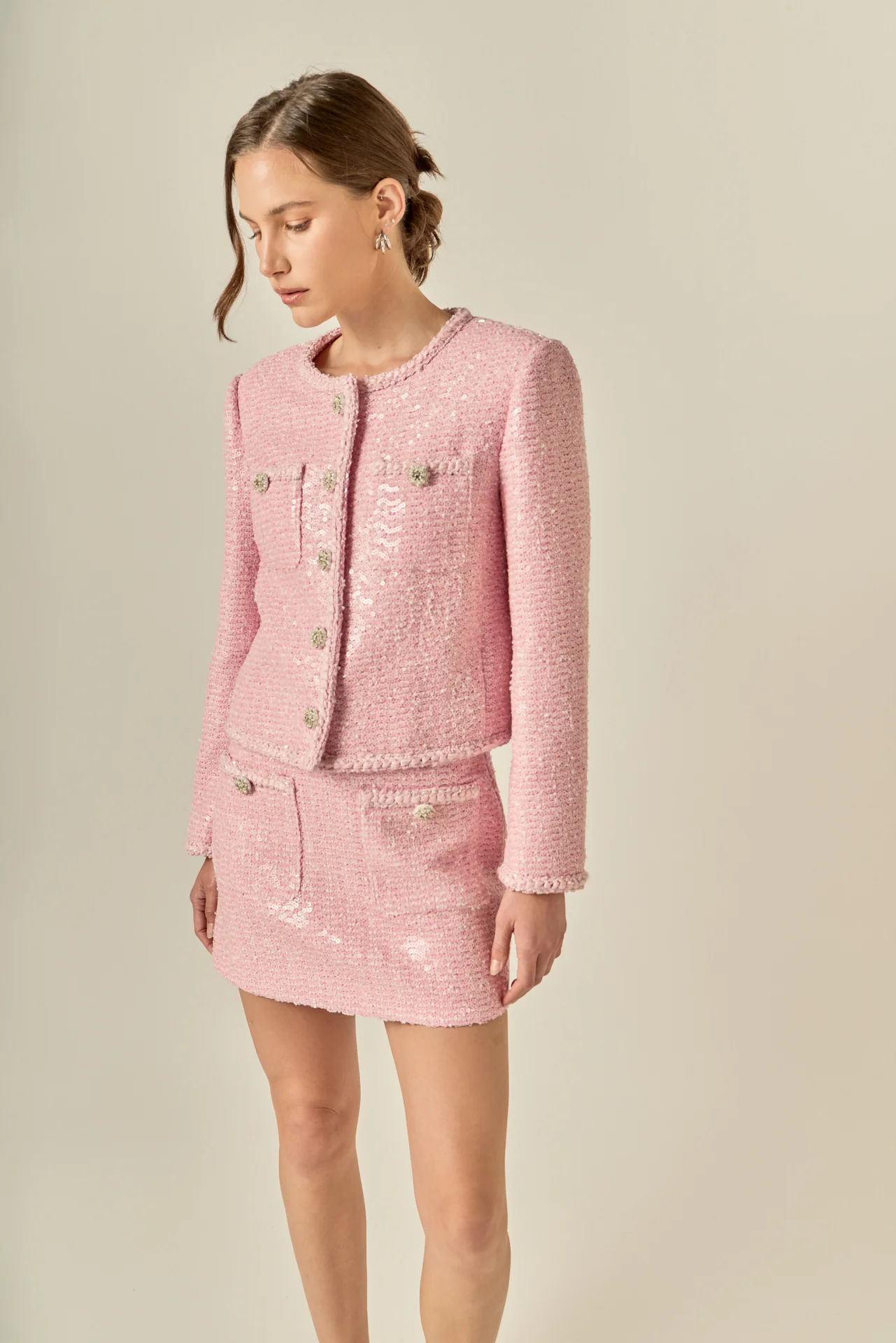 Robyn Rhinestone Mini Skirt - Image 6