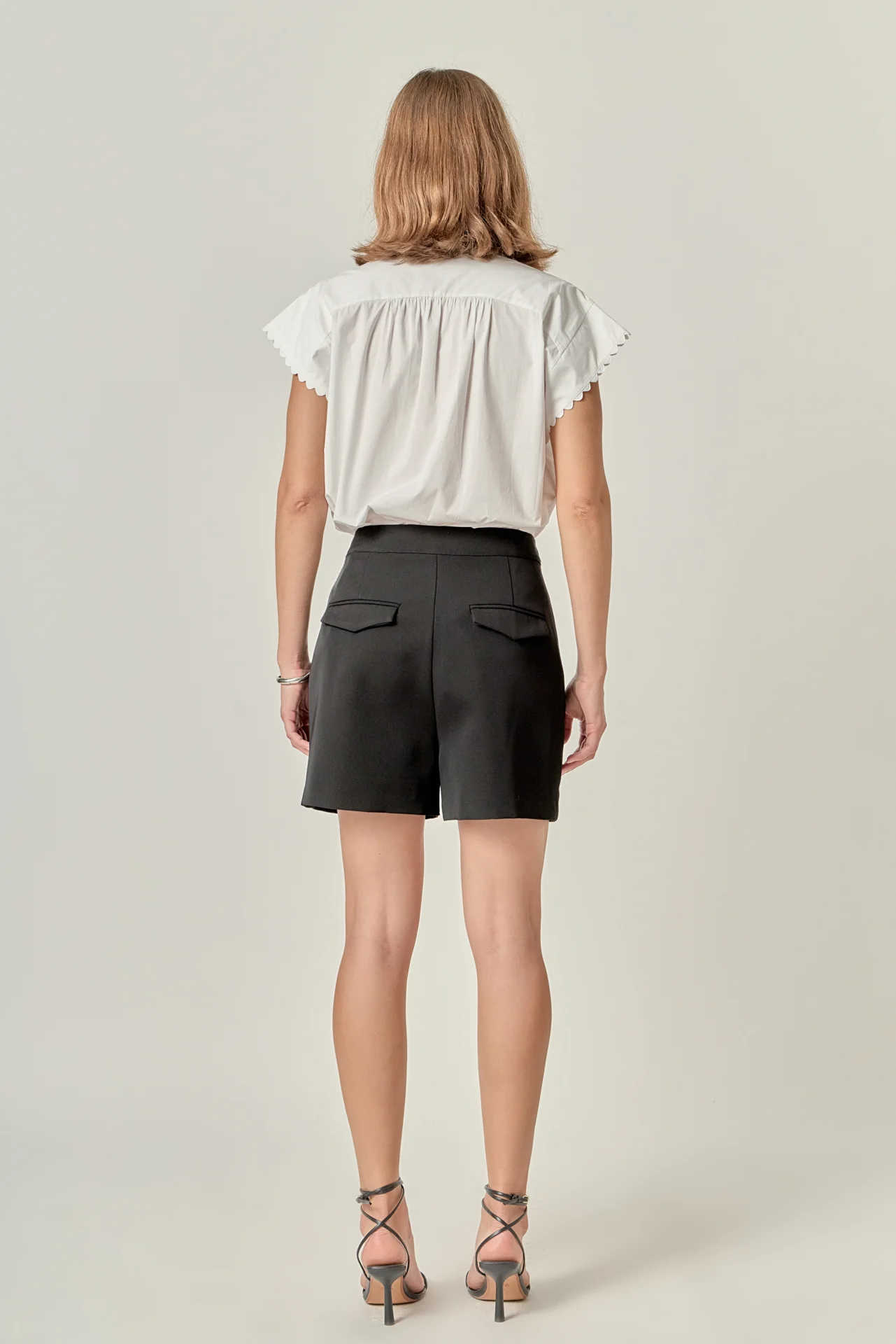 Scallop Trim Ric Rac Short Sleeve Shirt - Image 33
