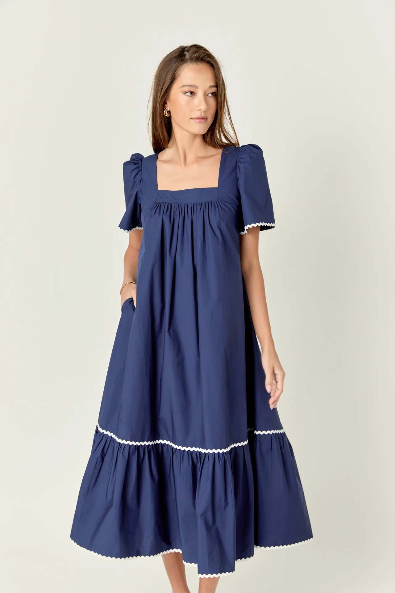 Ric Rac Midi Dress - Image 5