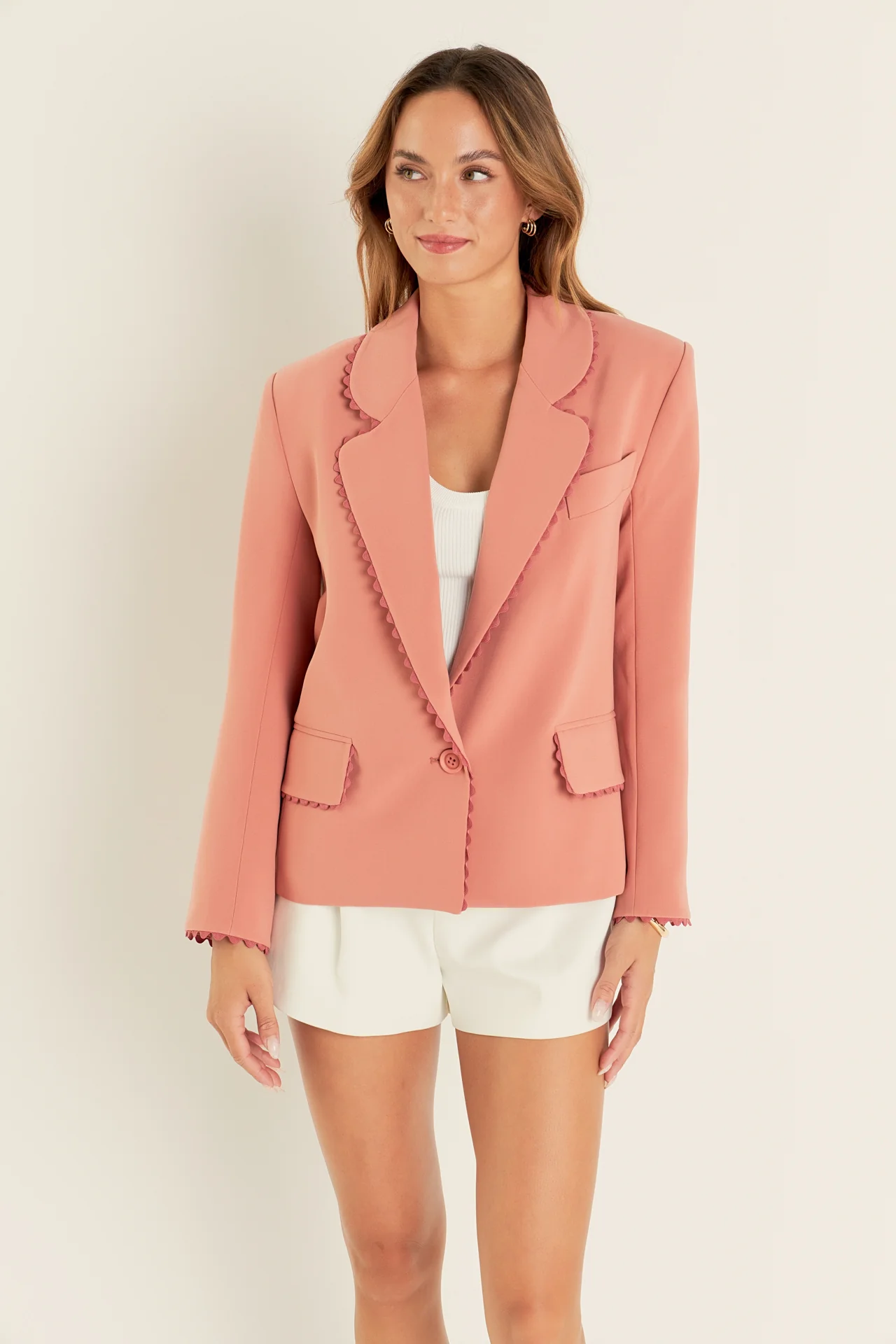 Rickrack Edge Blazer - Image 10