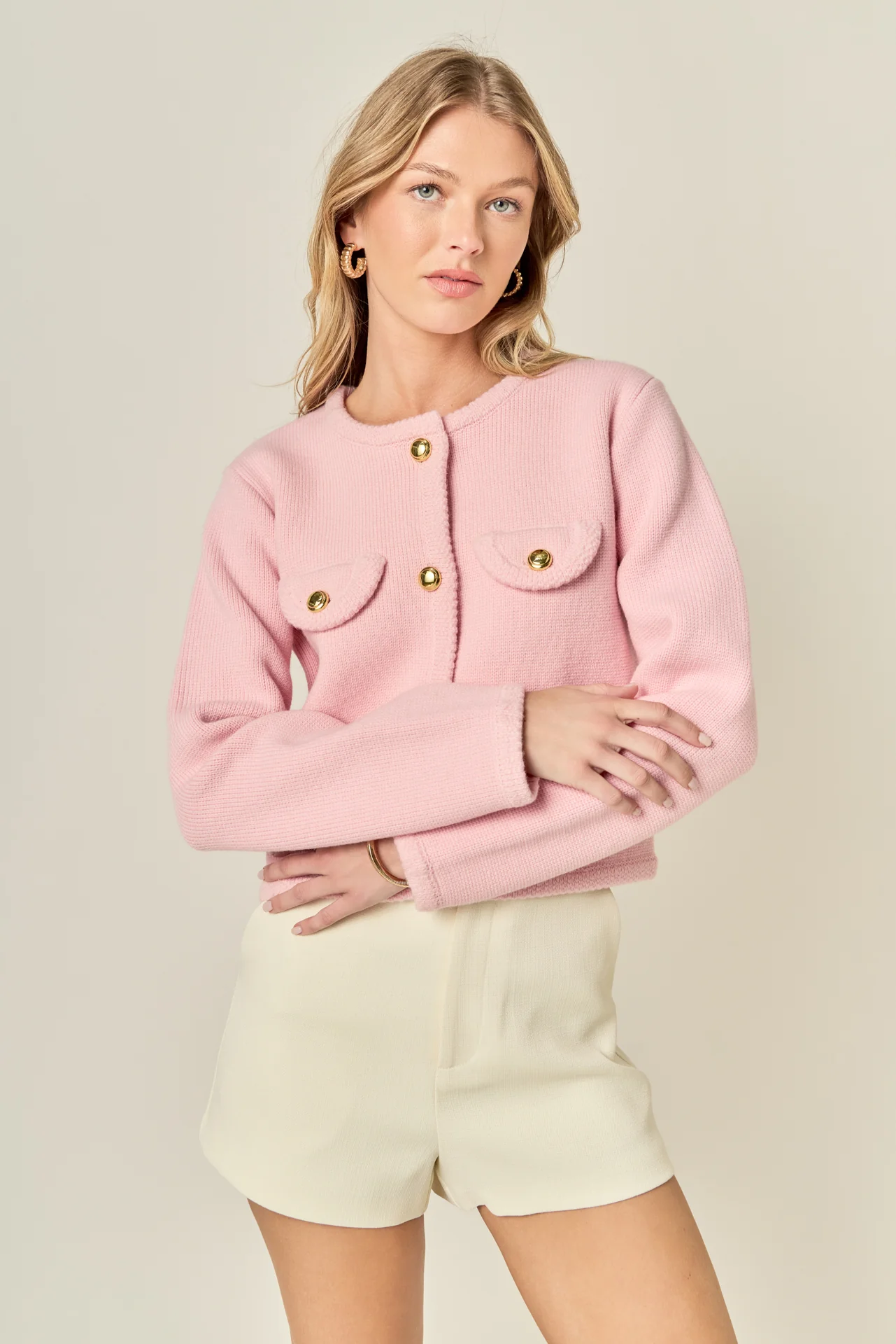 Round Hem Cardigan - Image 11