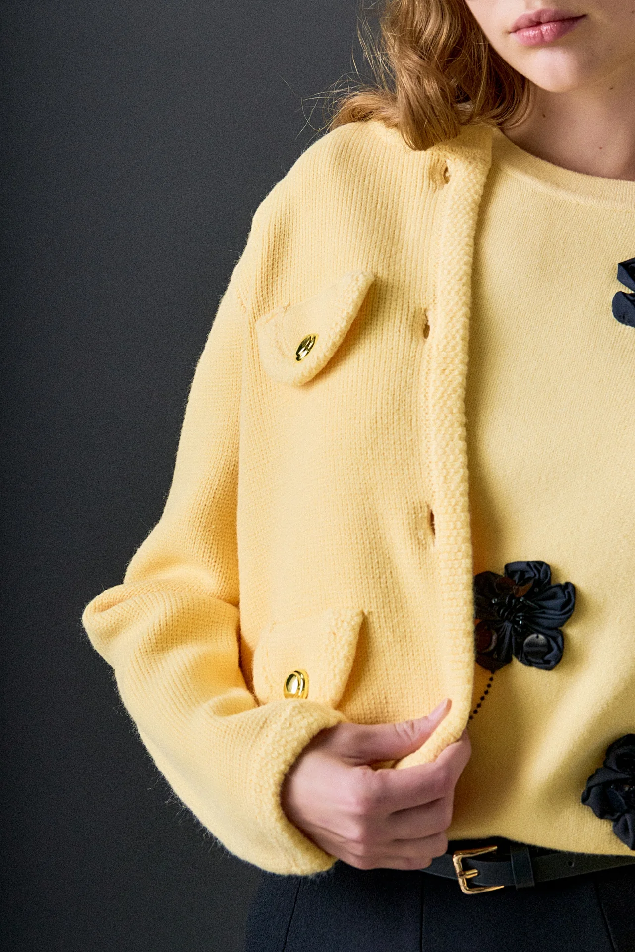 Round Hem Cardigan - Image 2