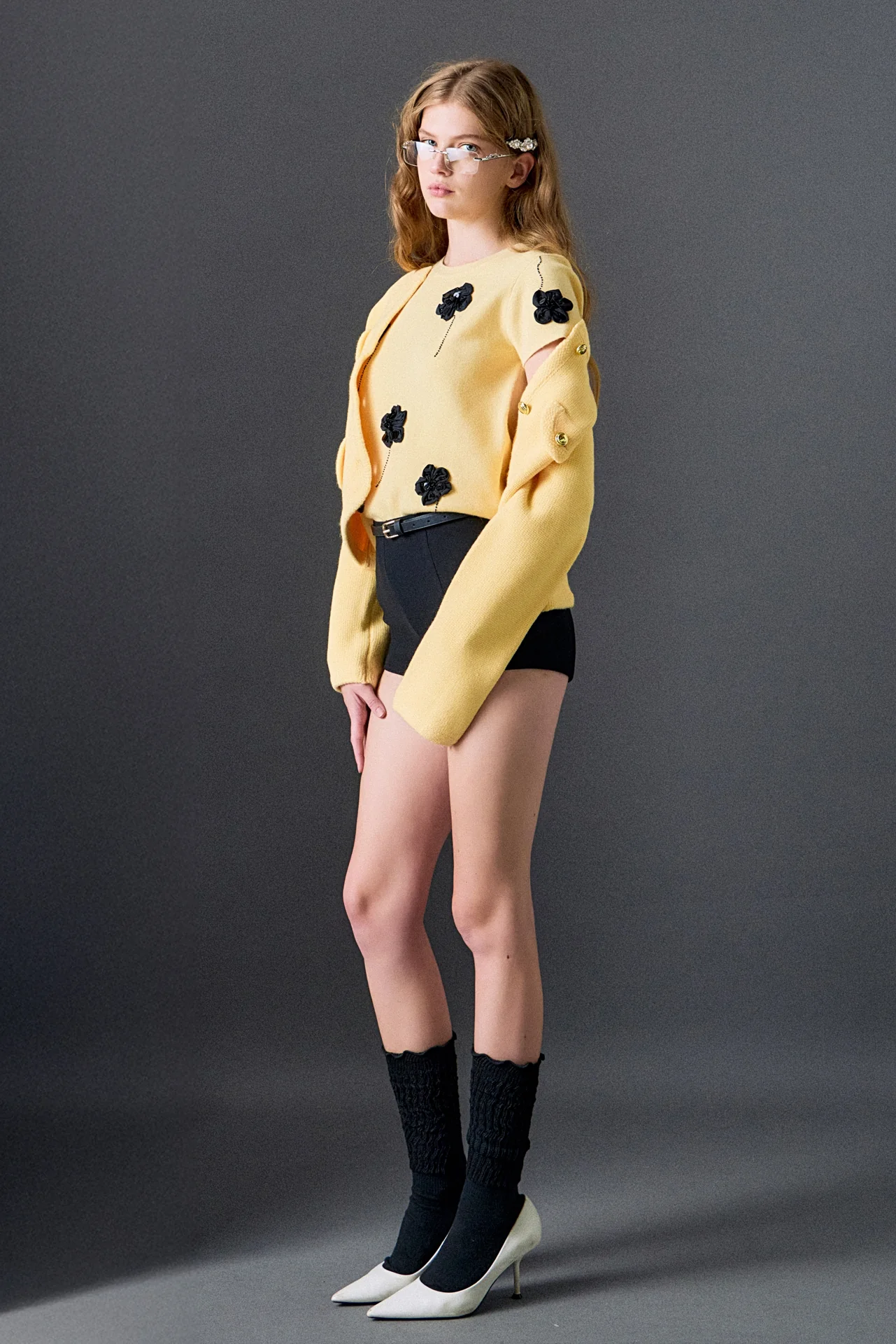 Round Hem Cardigan - Image 3