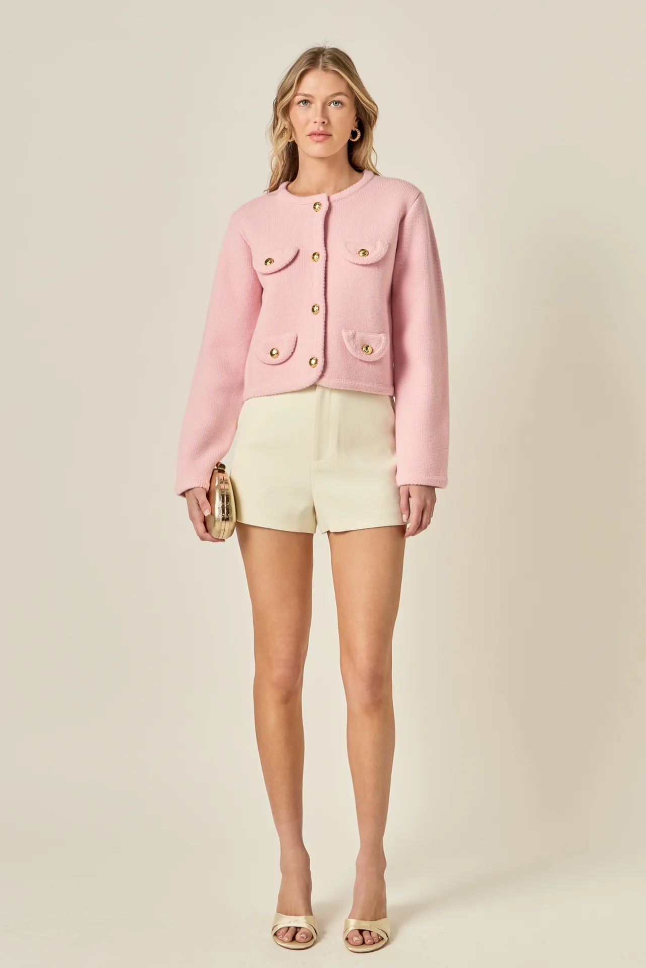 Round Hem Cardigan - Image 6