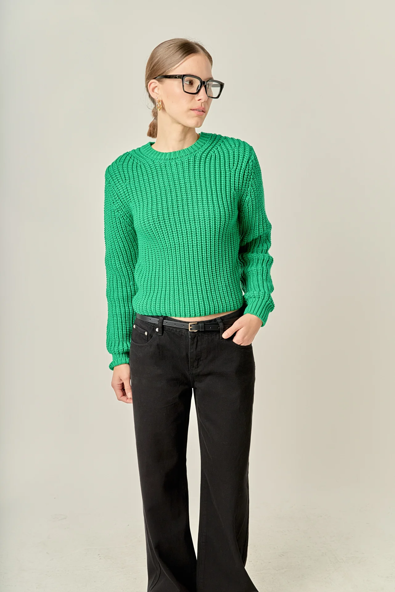Round-neck Knit Sweater - Image 10