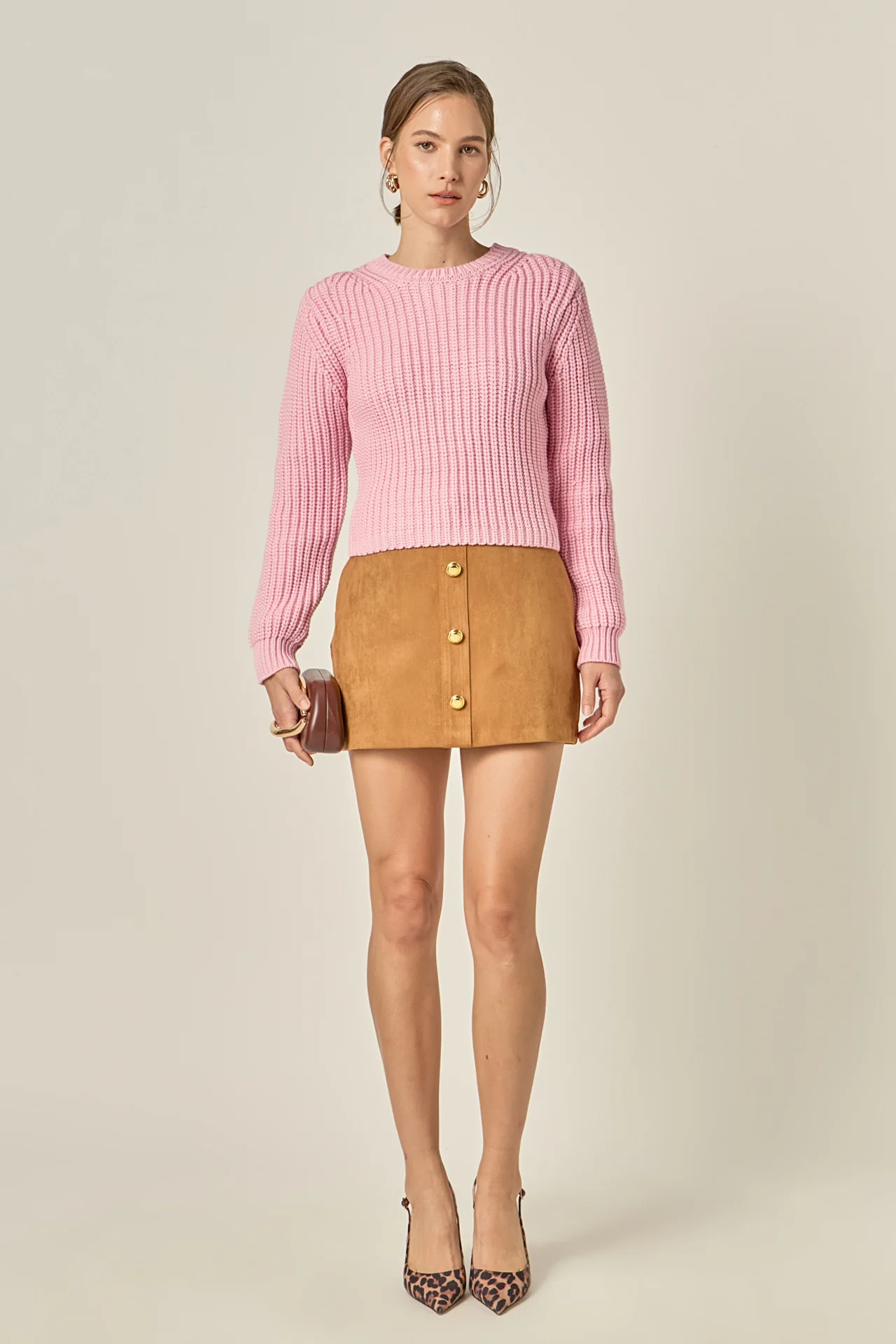 Round-neck Knit Sweater - Image 11